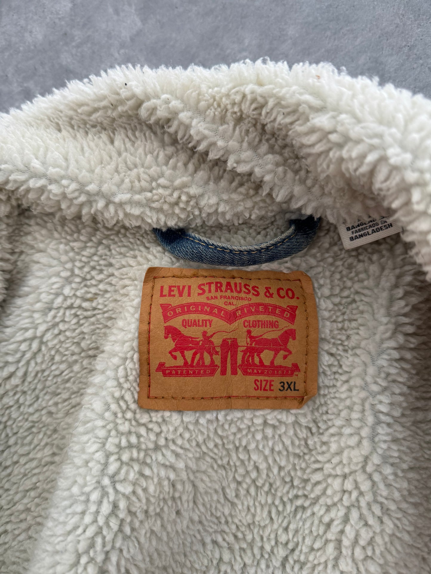 Levi’s Denim Fleece Jacket - 3XL