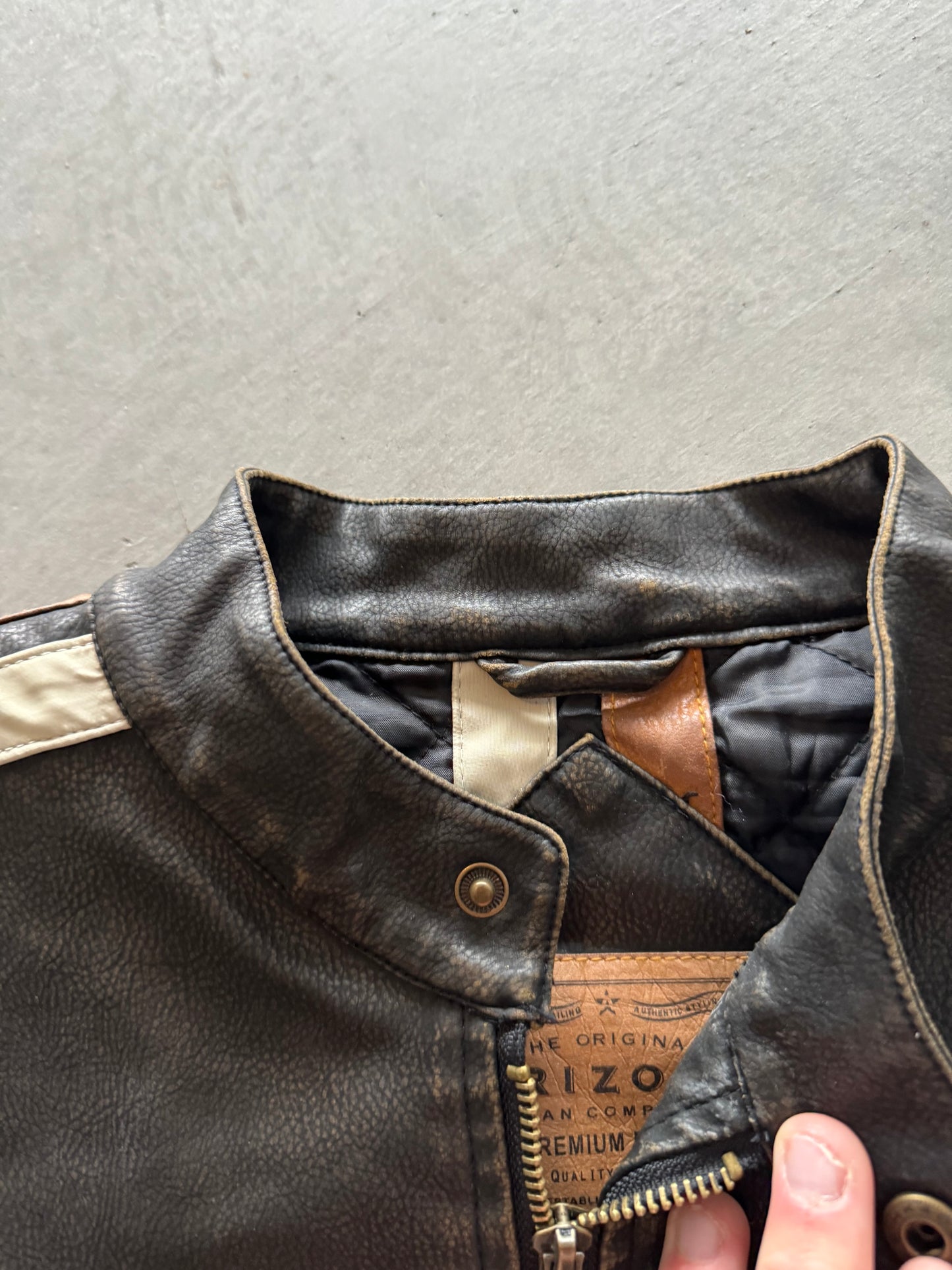 Vintage Arizona Jeans Leather Jacket - M