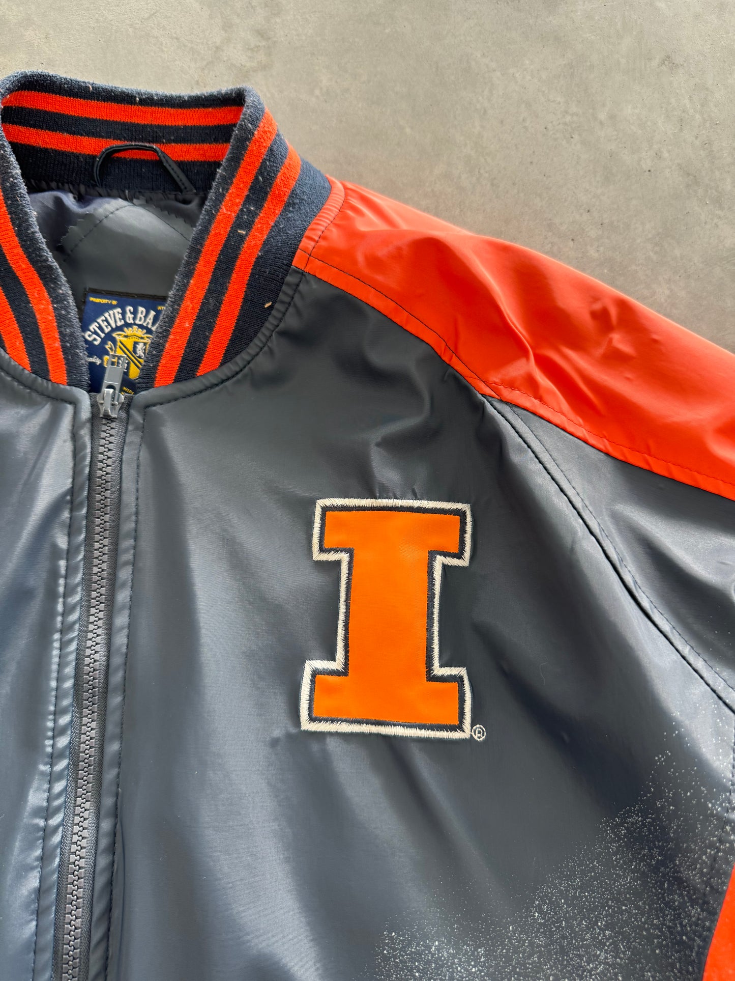 Vintage Illinois Leather Jacket - XL