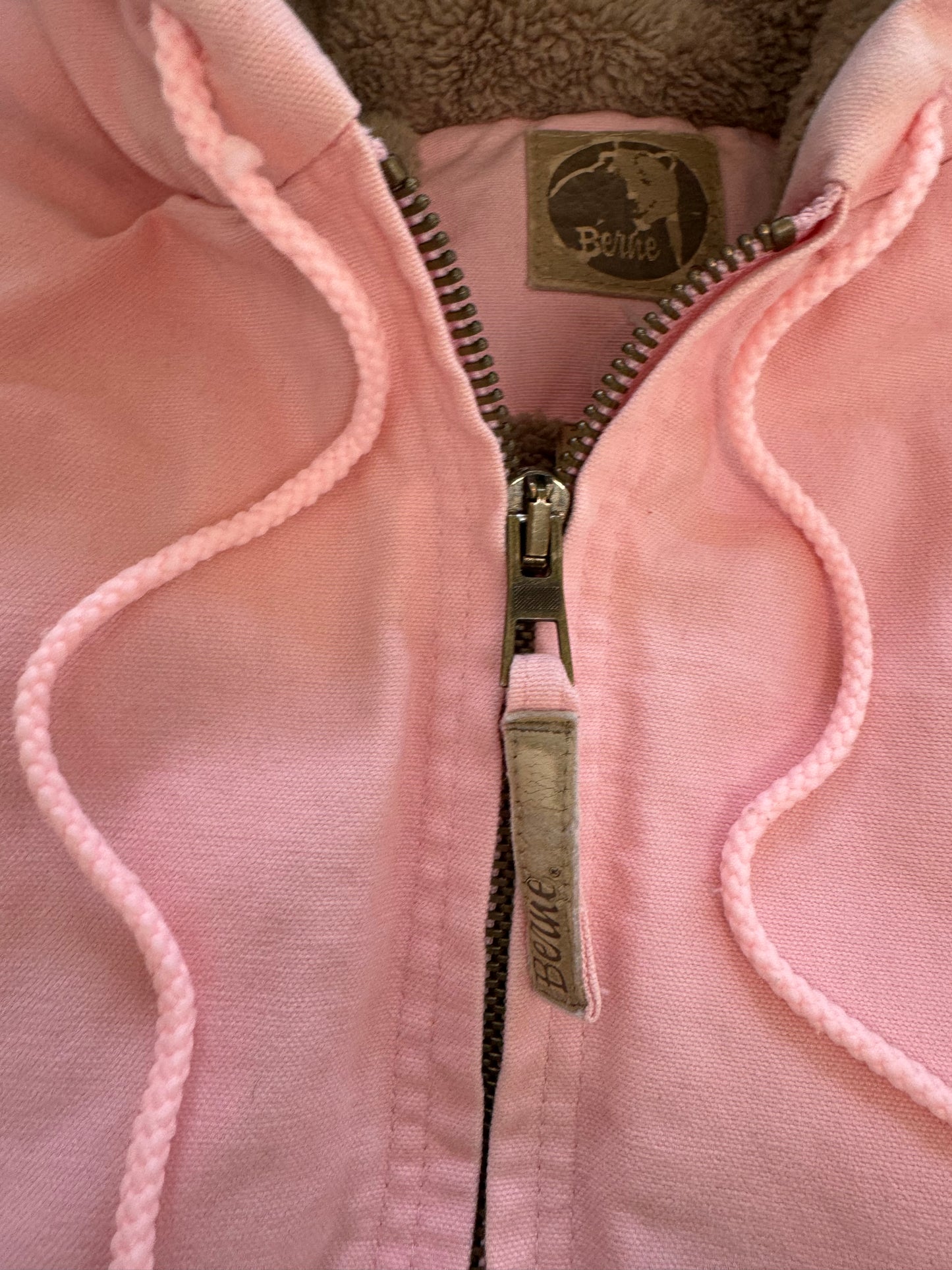 Vintage Baby Pink Coat - XL
