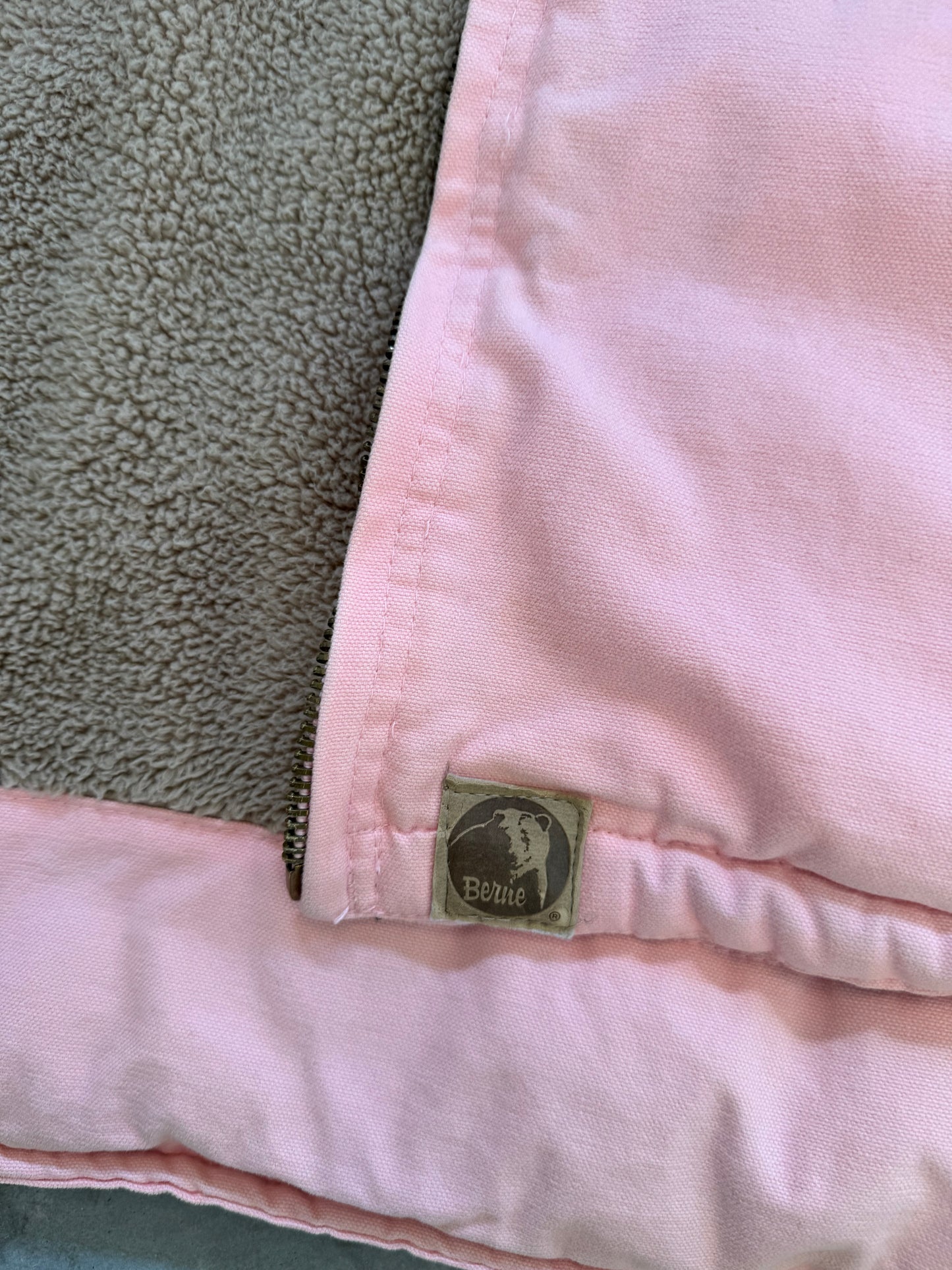 Vintage Baby Pink Coat - XL