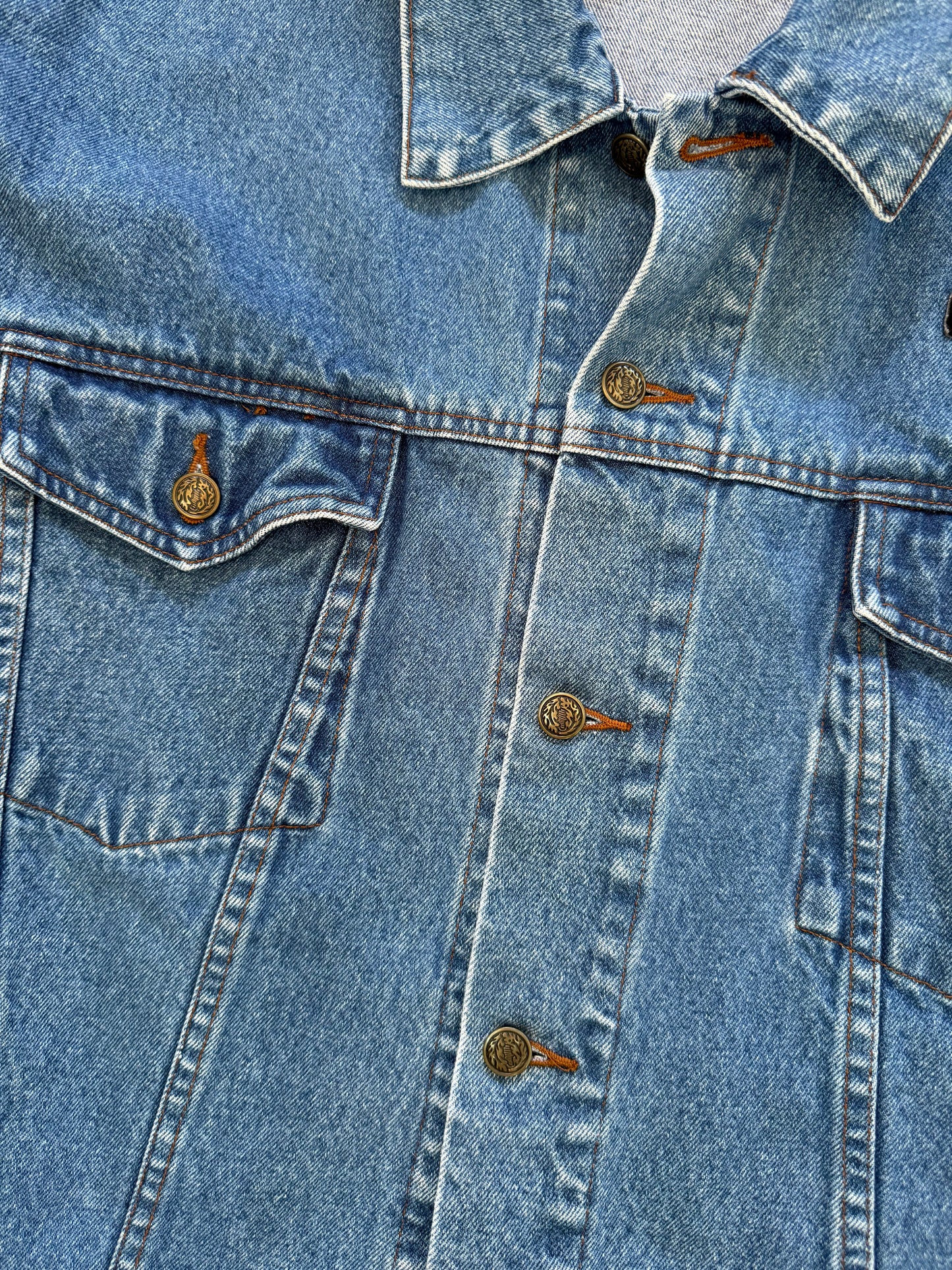 Vintage Denim Harley Davidson Jacket - XL