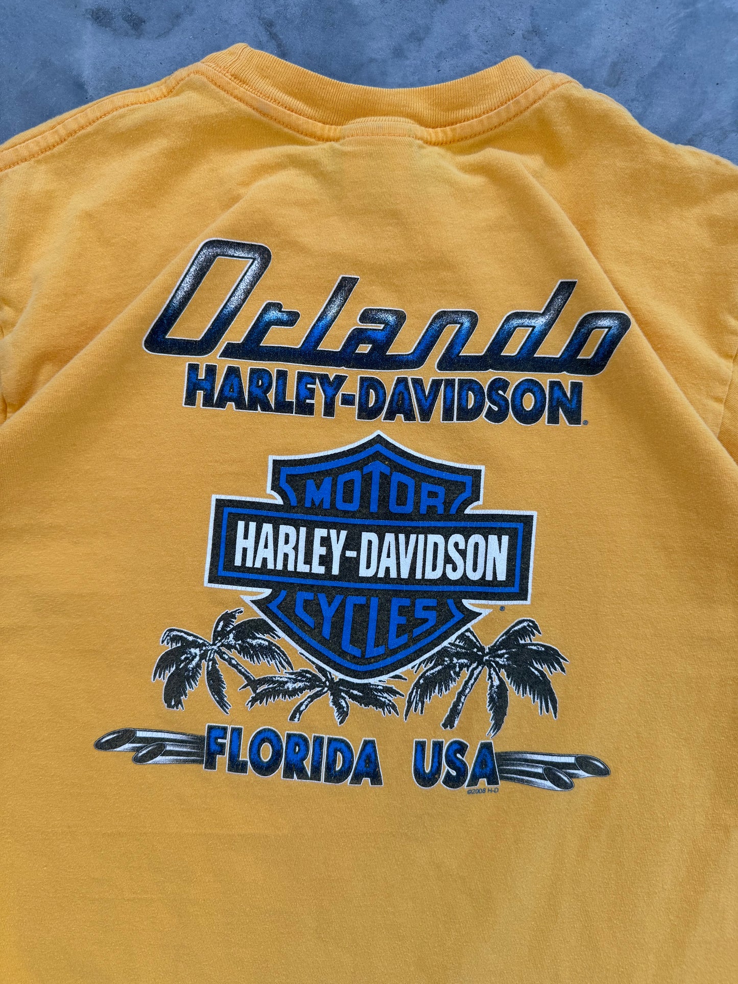 Vintage 00s Harley Davidson Orlando Tee - L