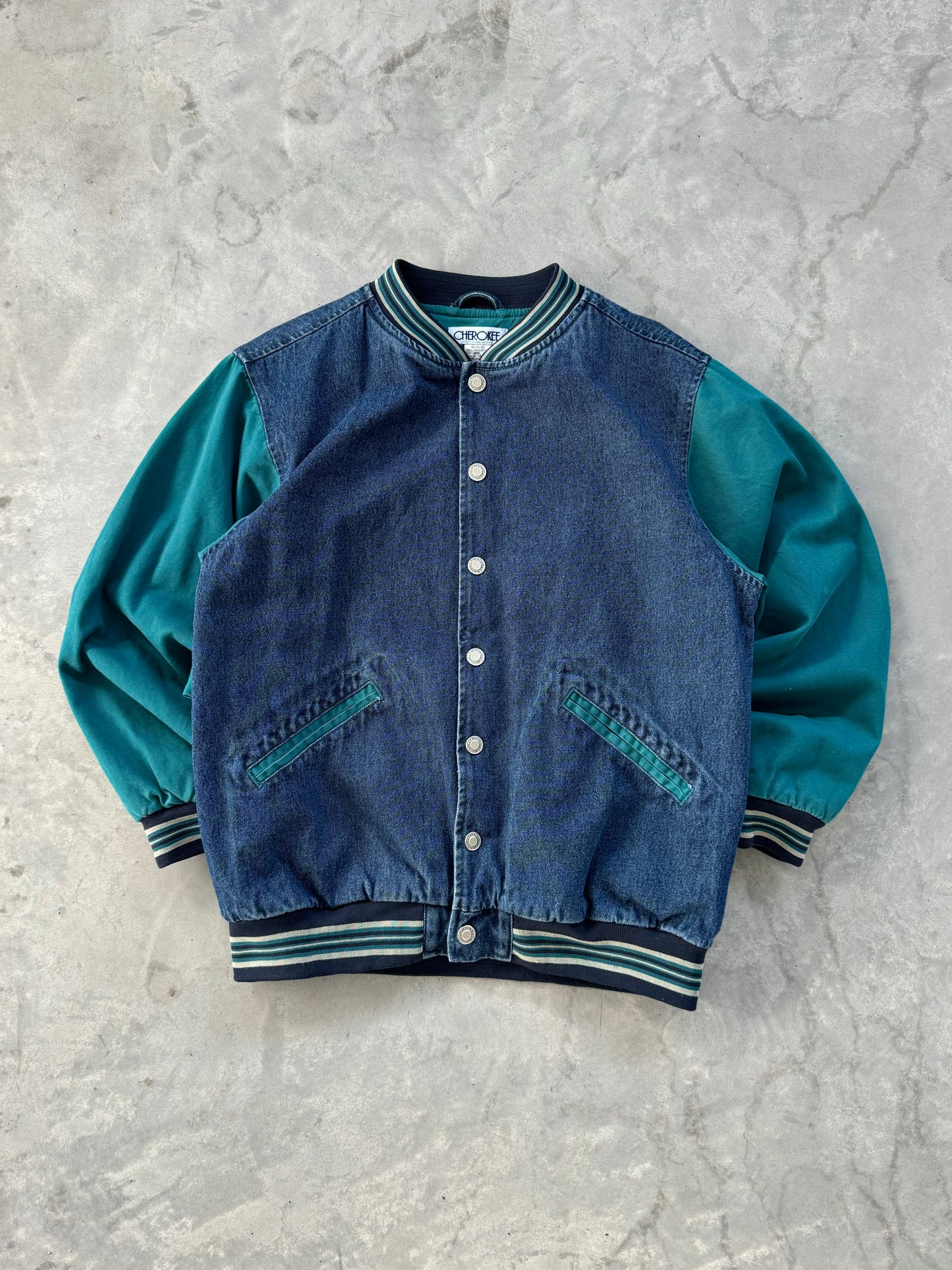 Vintage 90s Denim Coat - XL