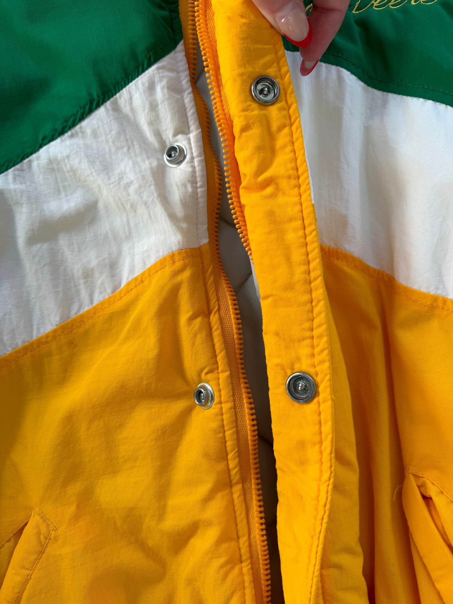 Vintage John Deere Puffer Coat - XL