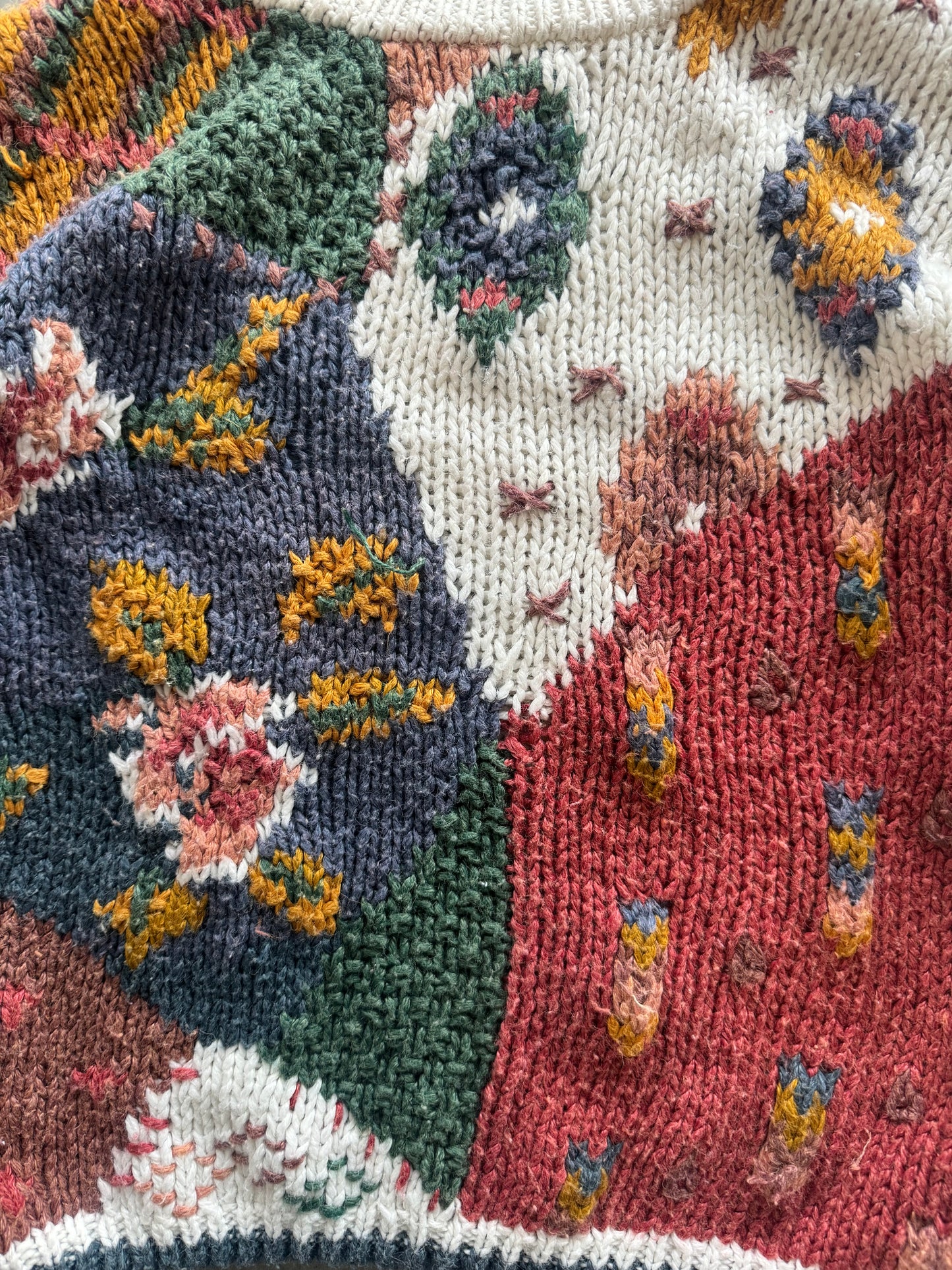 Vintage Knit Sweater - M