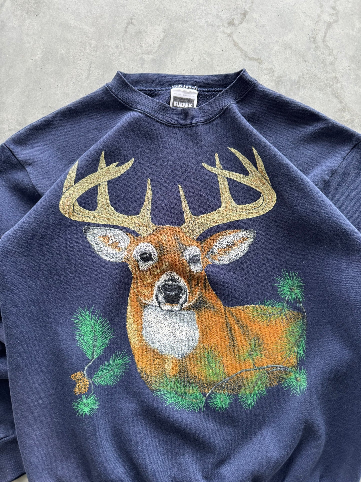 Vintage Deer Sweatshirt - XL