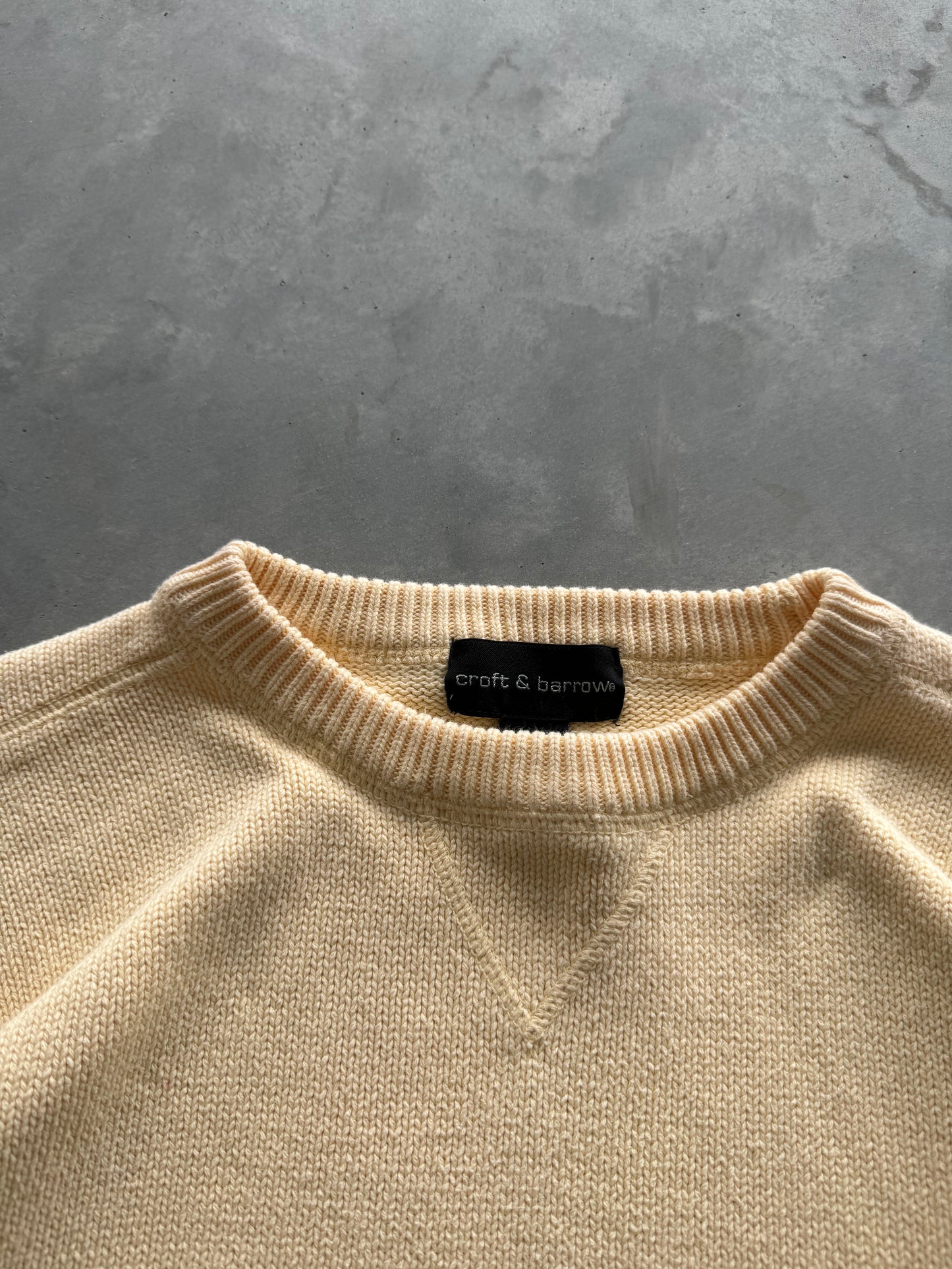 Vintage Baby Yellow Sweater - XL
