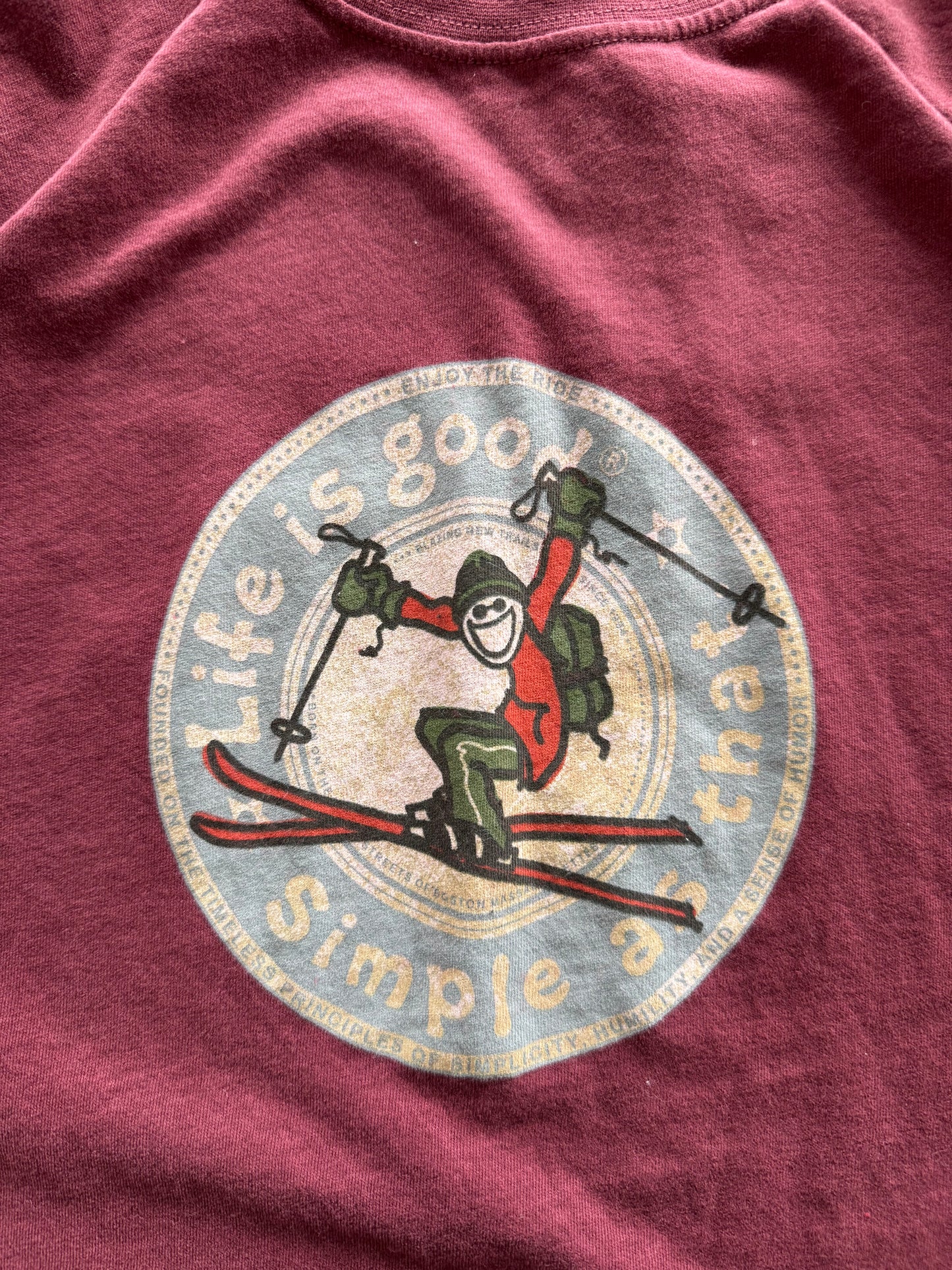 Life is Good Ski Tee - XL