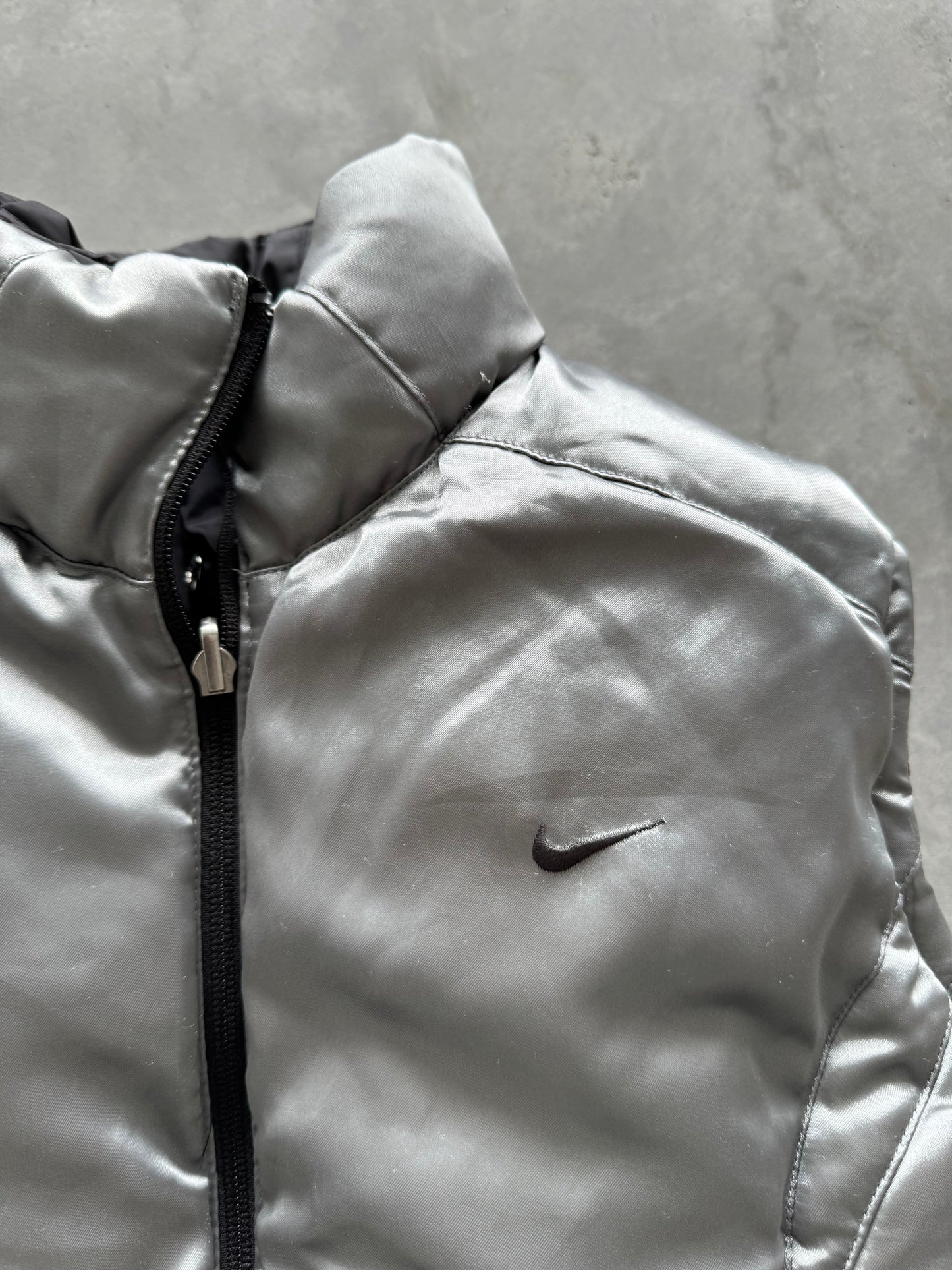 Vintage 00s Reversible Nike Puffer Vest - S