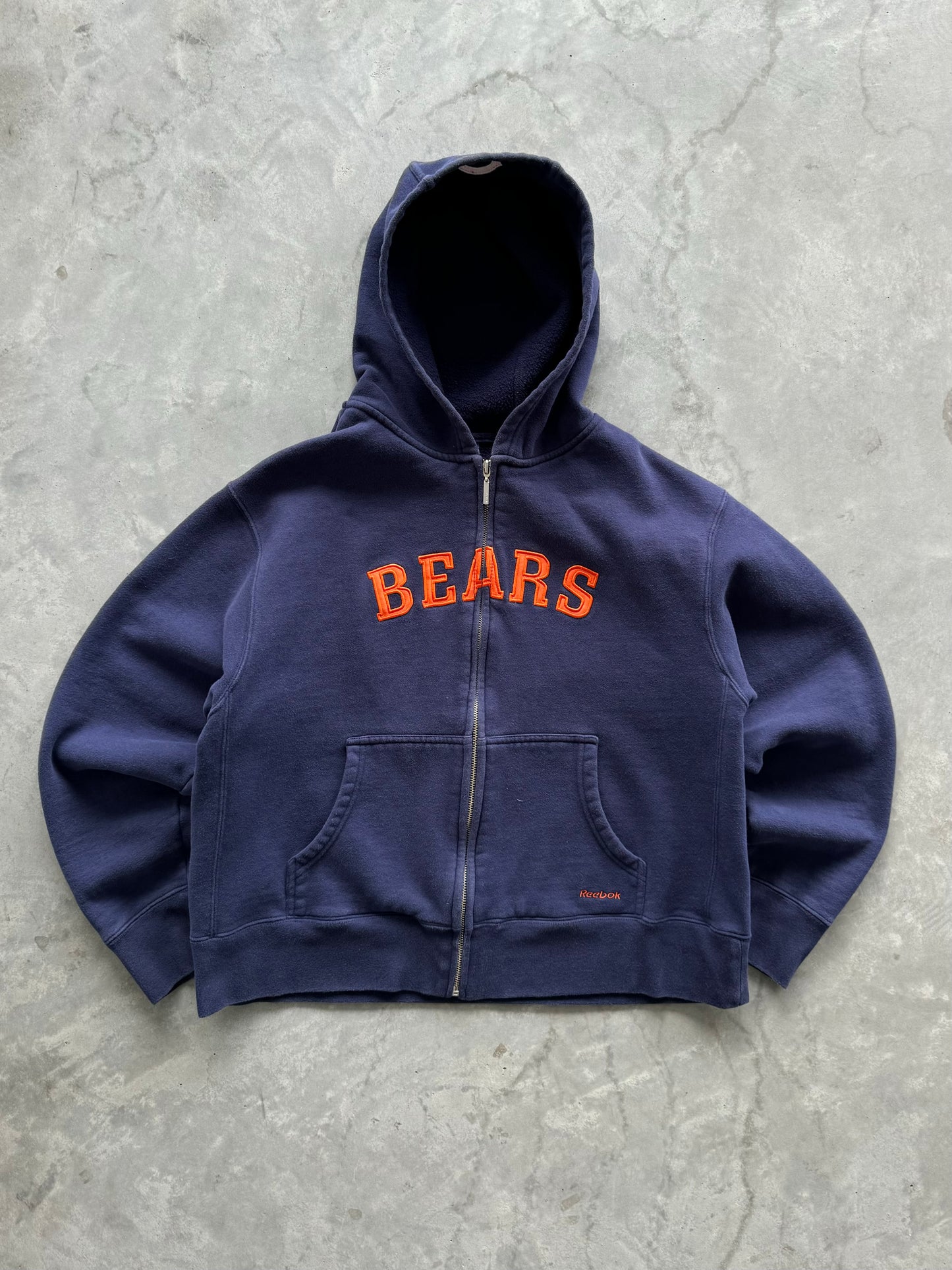 Vintage Bears Reebok Zip-Up Hoodie - L