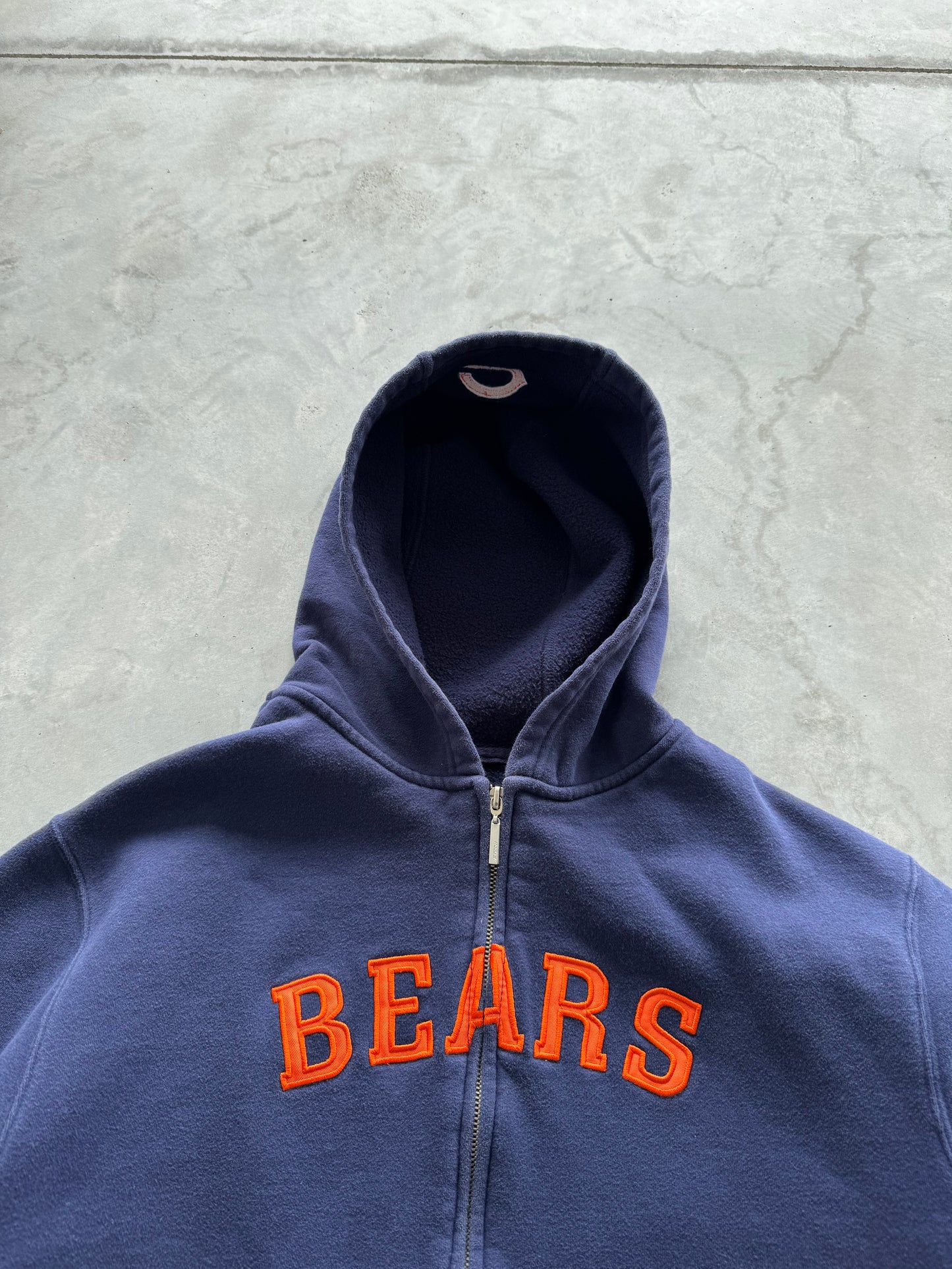 Vintage Bears Reebok Zip-Up Hoodie - L