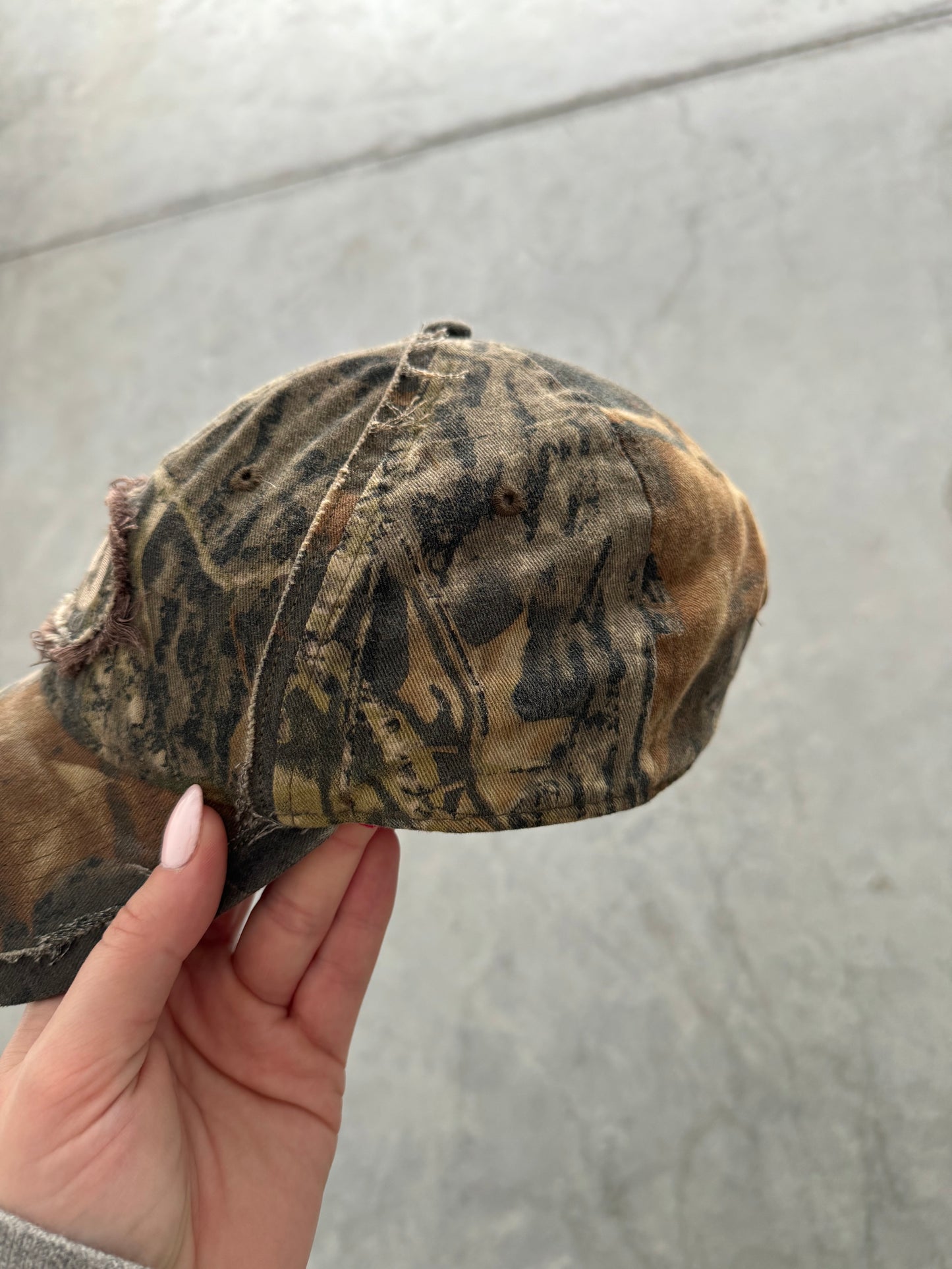 Vintage Camo Mossy Oak Hat