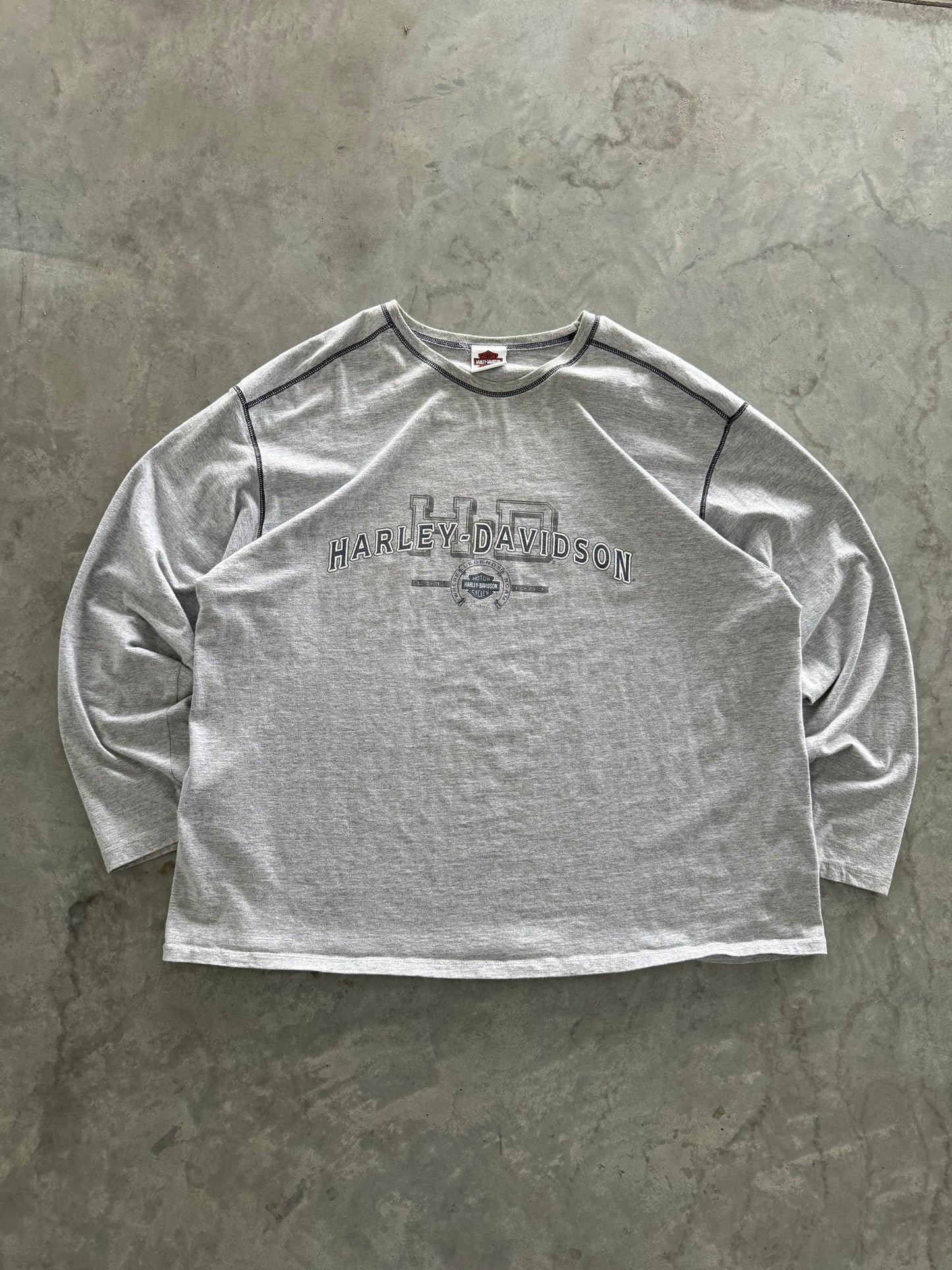 Vintage 00s Harley Davidson Longsleeve Tee - XXL