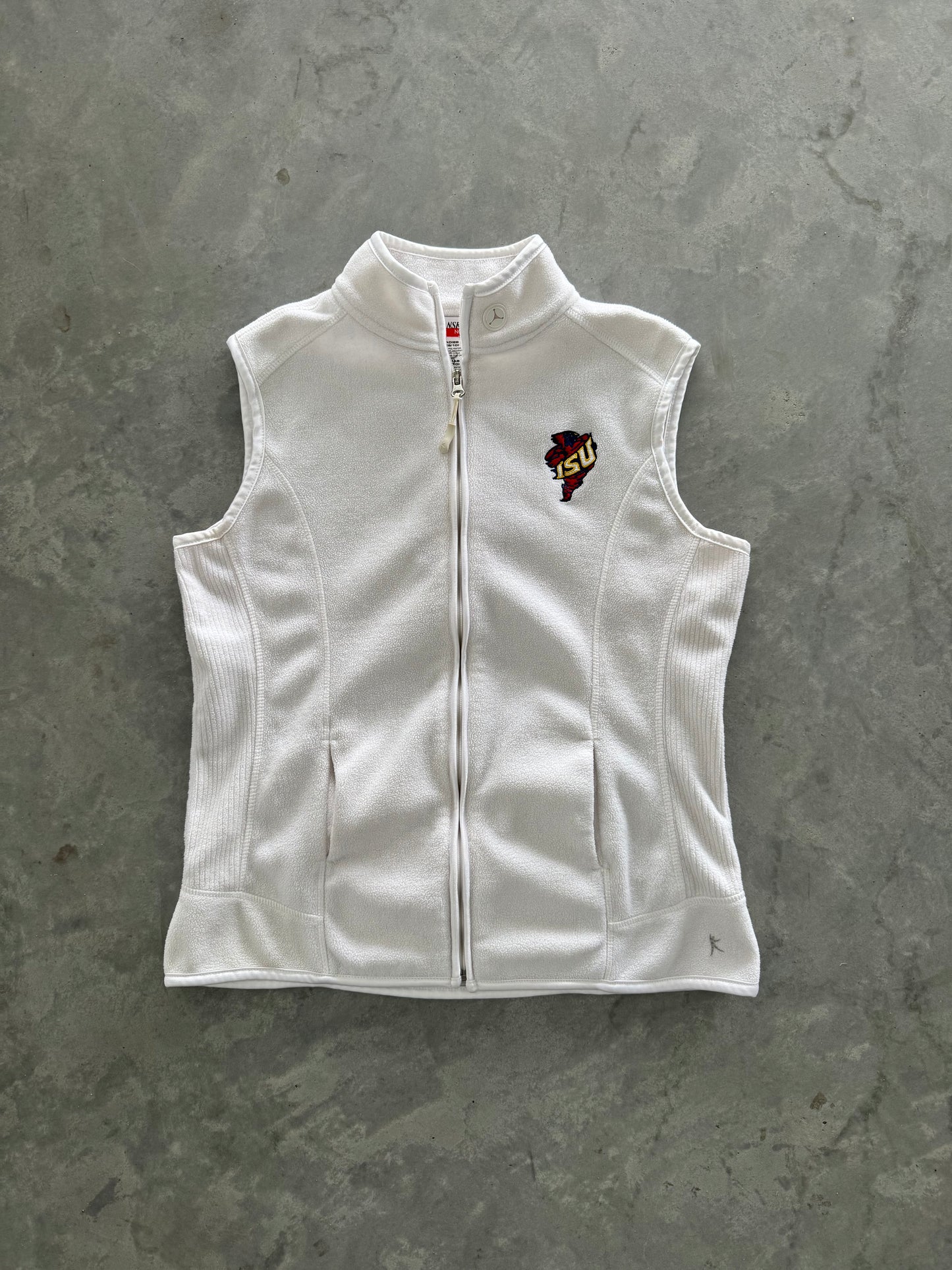 Vintage Iowa State Fleece Vest - M