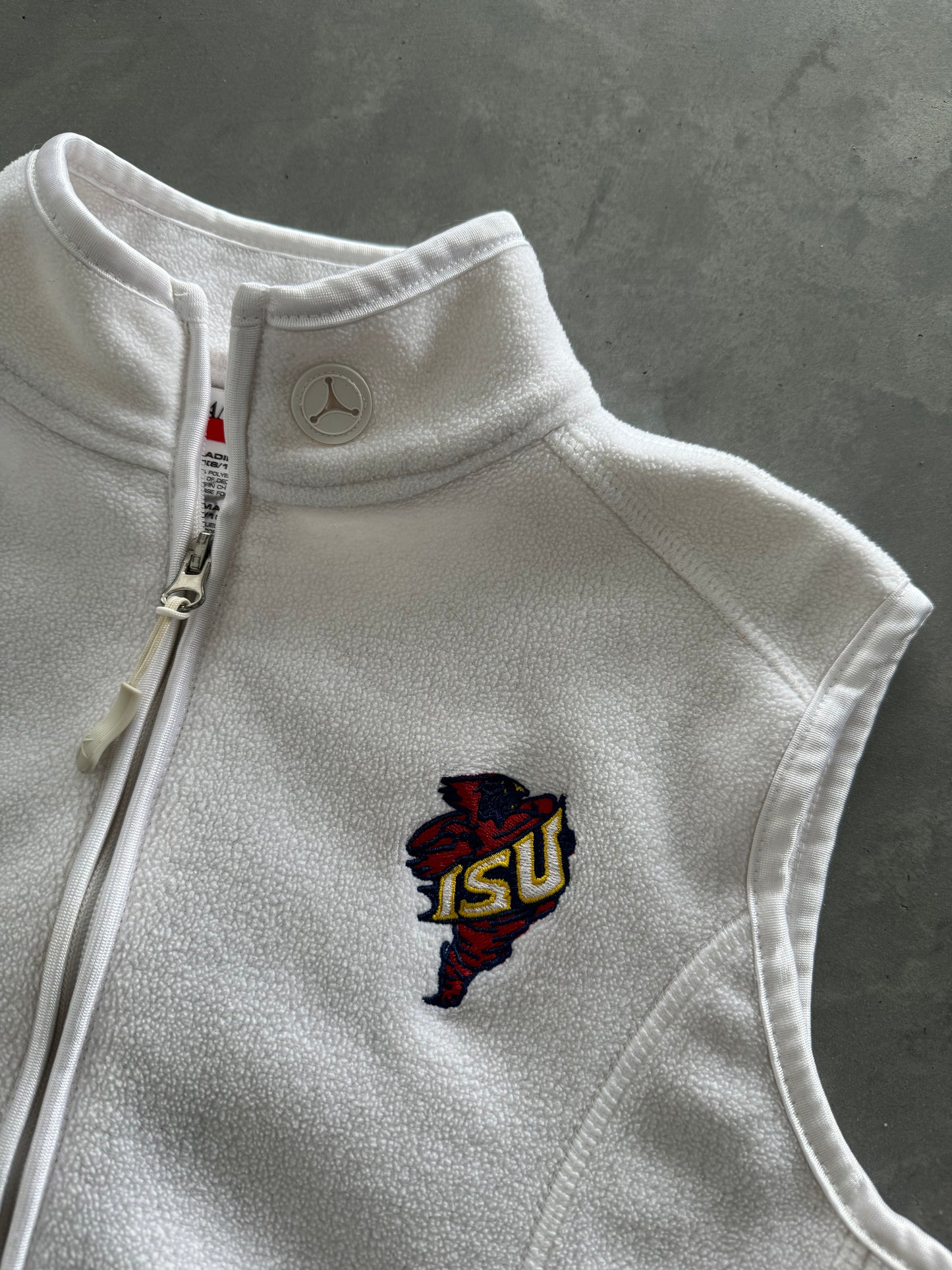 Vintage Iowa State Fleece Vest - M