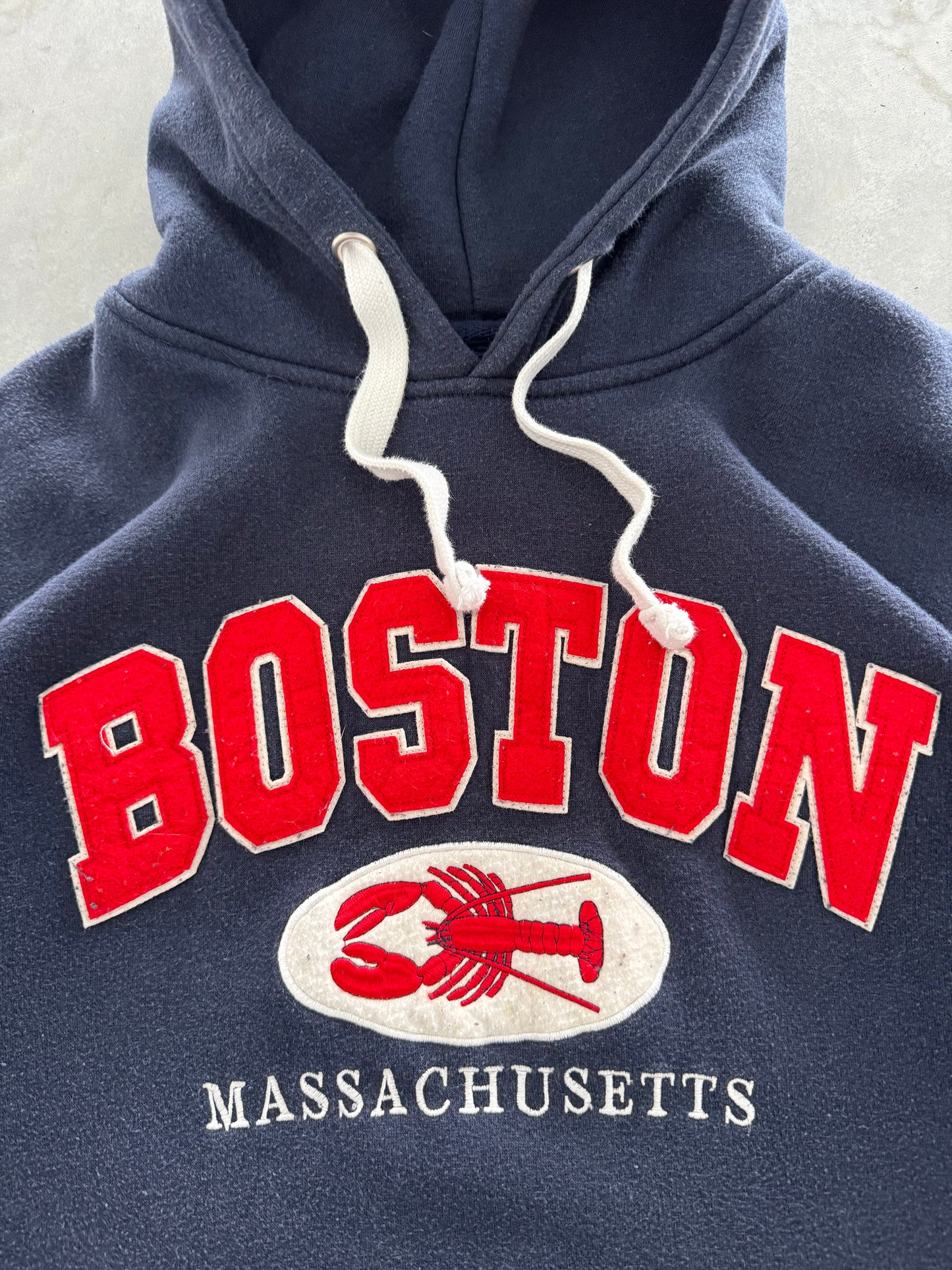 Vintage Boston Hoodie - L