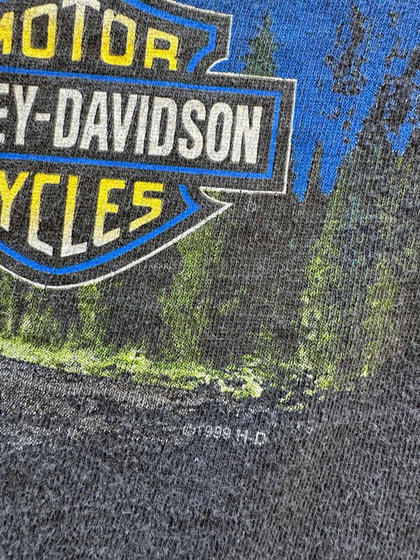 Vintage 1999 Harley Davidson Tee - XL