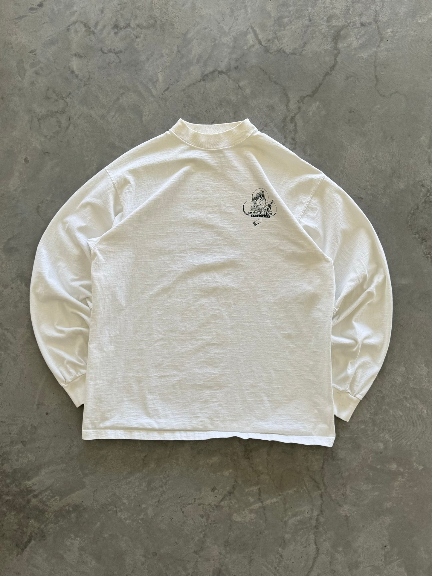 Vintage Leprechaun Mockneck Longsleeve - XL