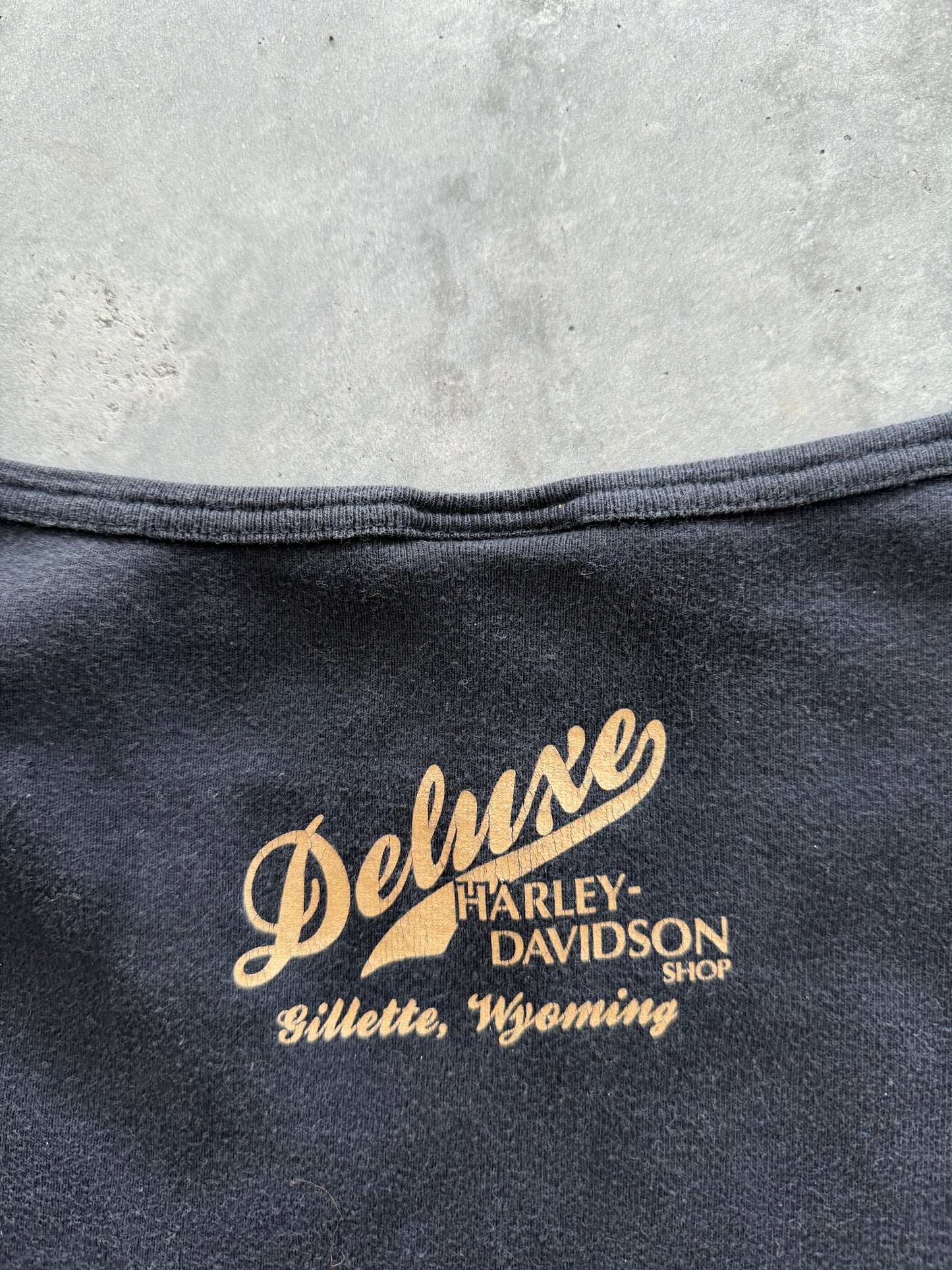 Vintage Harley Davidson Lace Trim Tank Top - XL