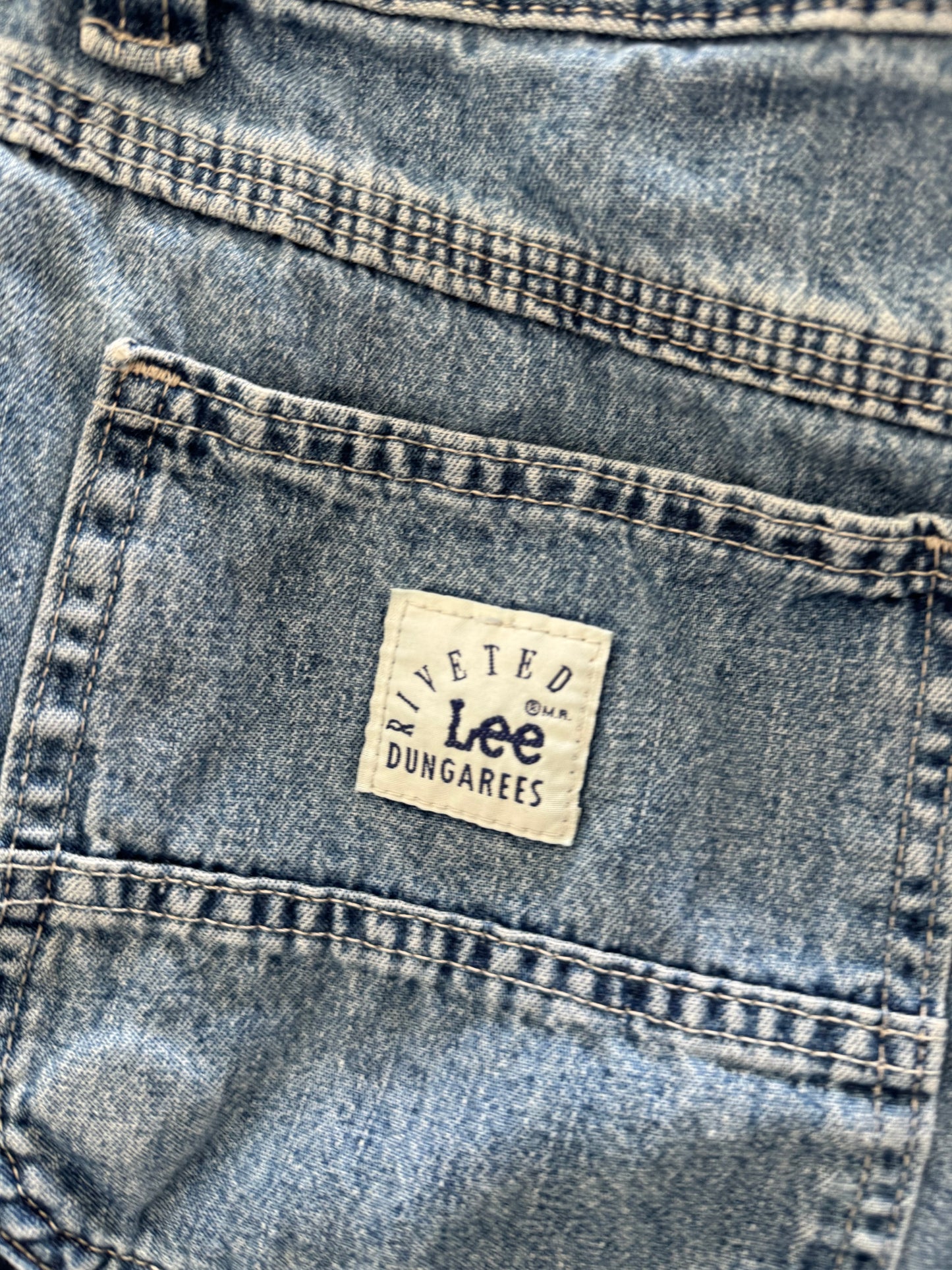 Vintage Riveted Lee Shorts - 34x3