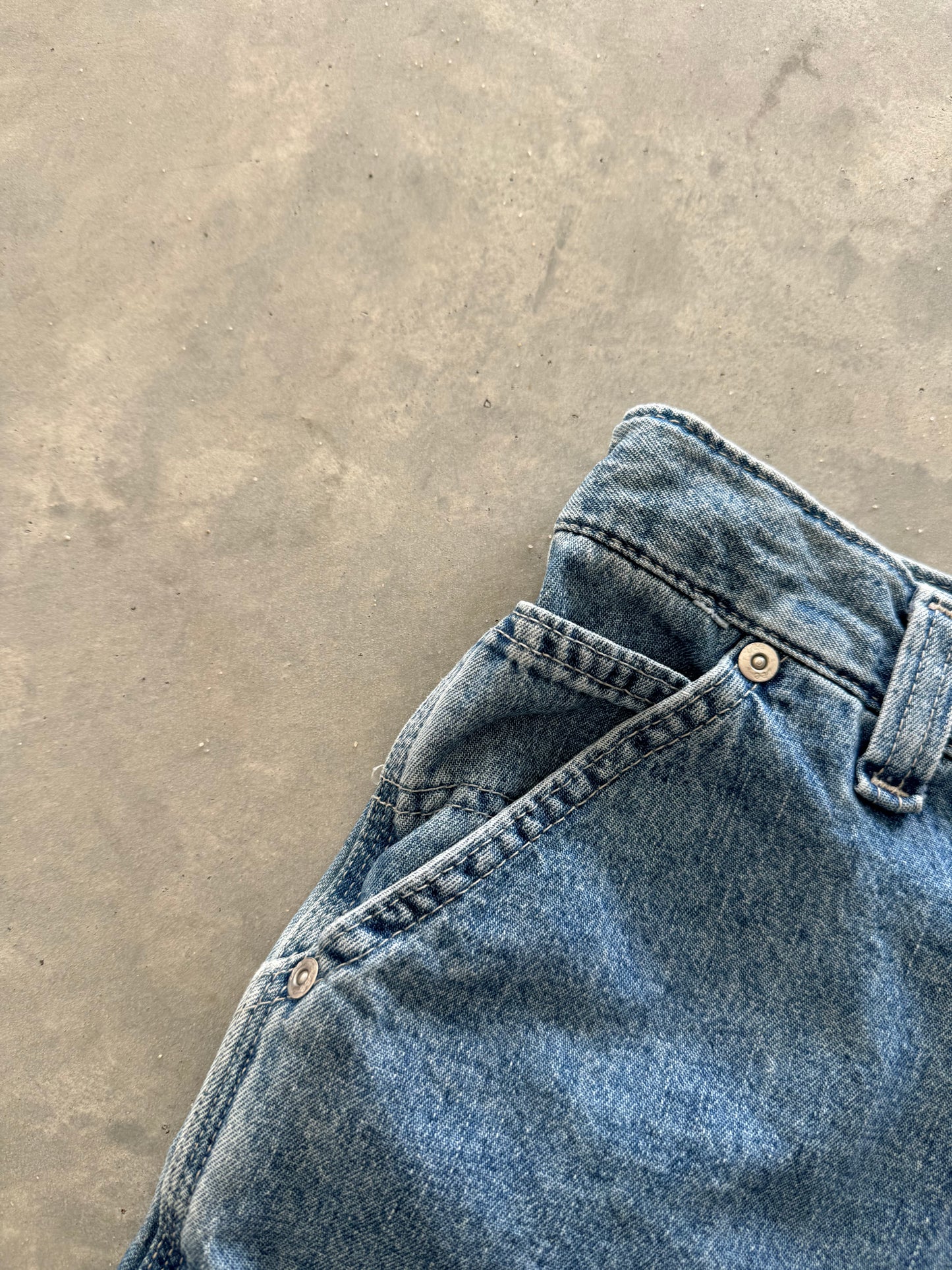 Vintage Riveted Lee Shorts - 34x3