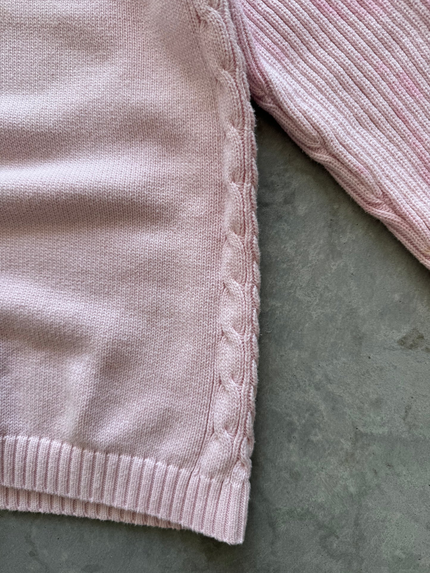 Vintage Baby Pink St. John’s Bay Sweater - XL