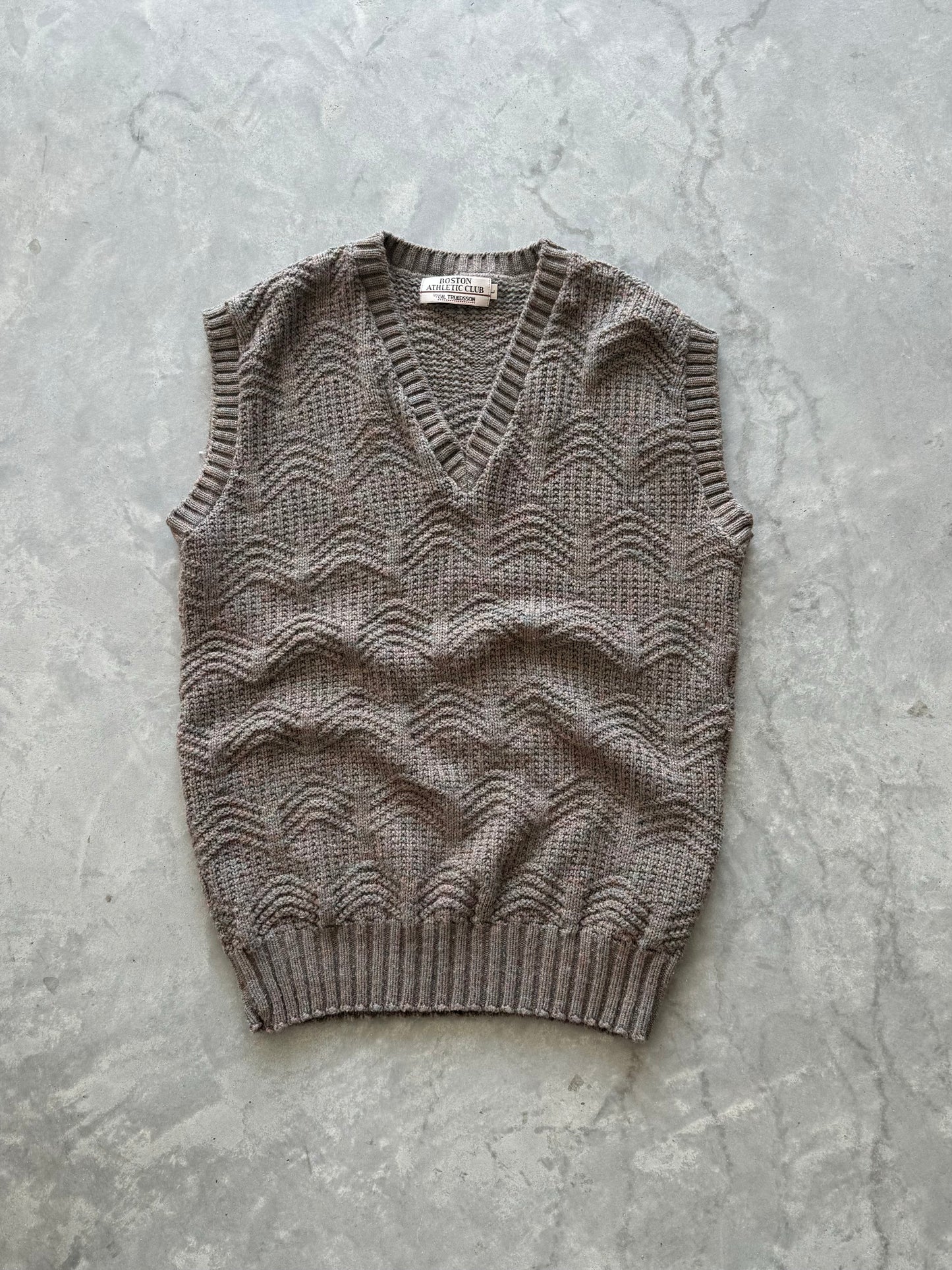 Vintage Knit Vest - L