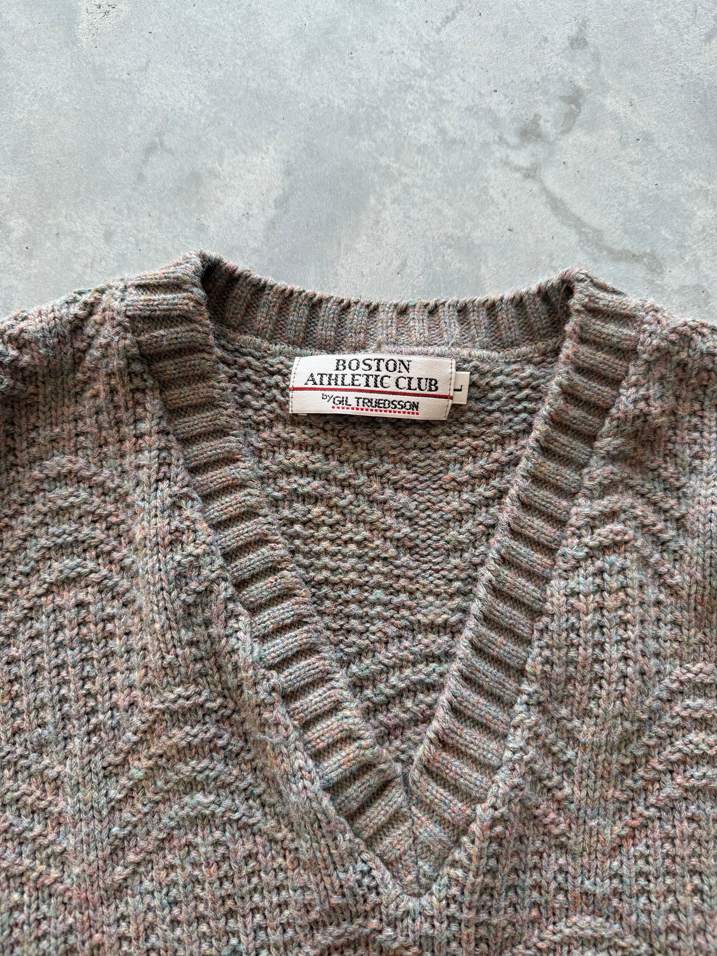 Vintage Knit Vest - L