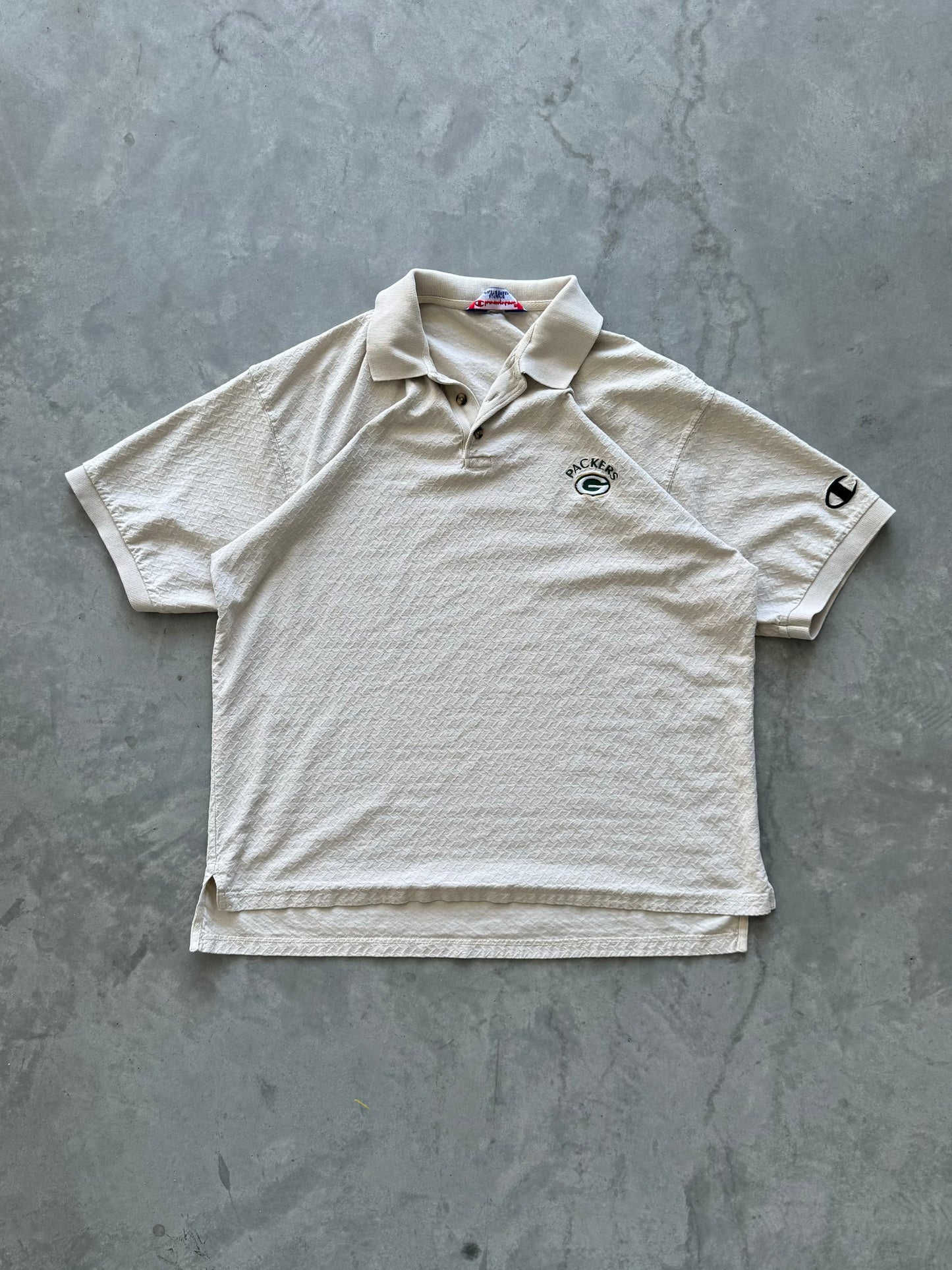 Vintage Champion Packers Polo - XL