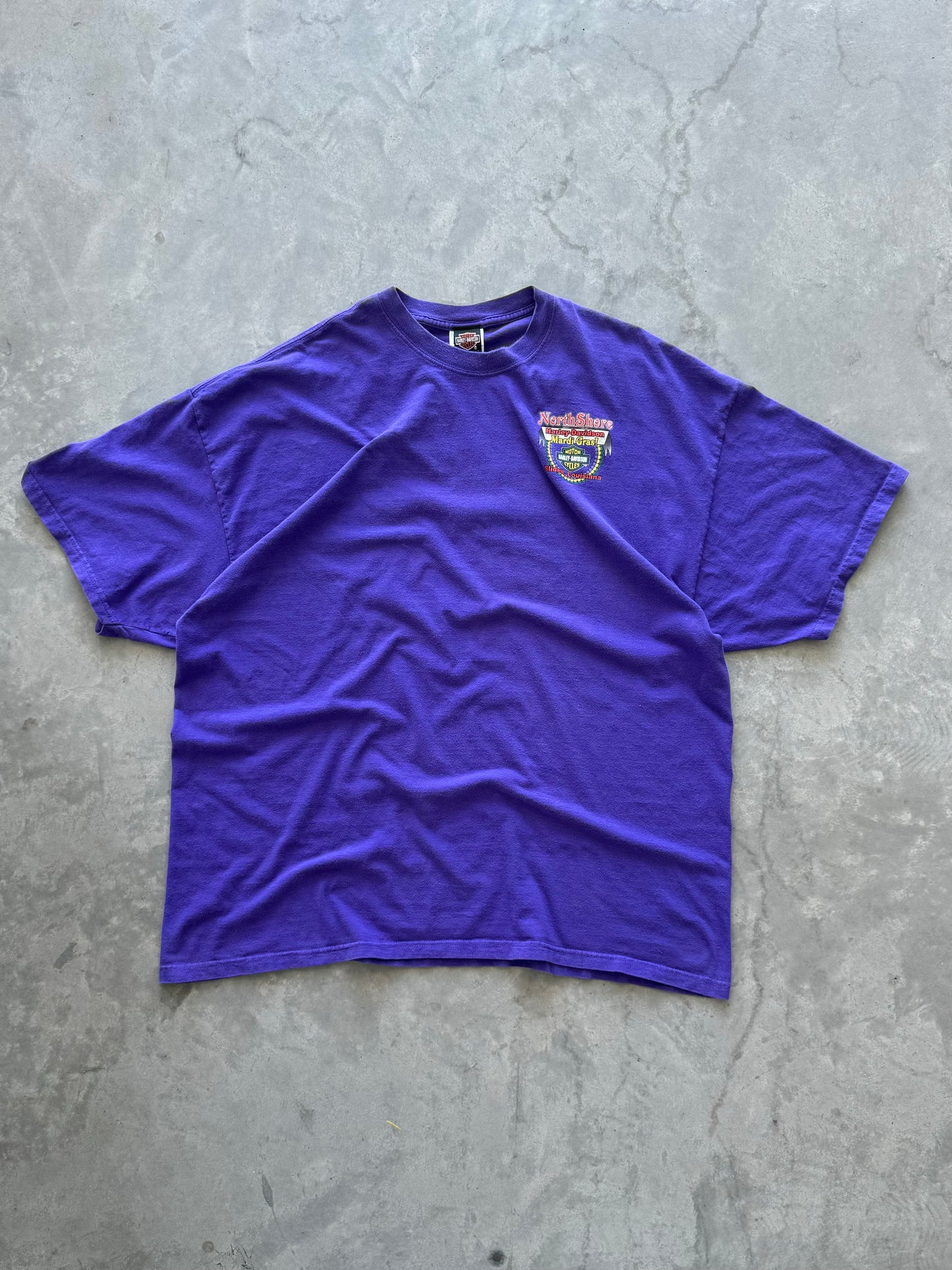 Vintage 2001 Harley Davidson Mardi Gras Tee - 3XL