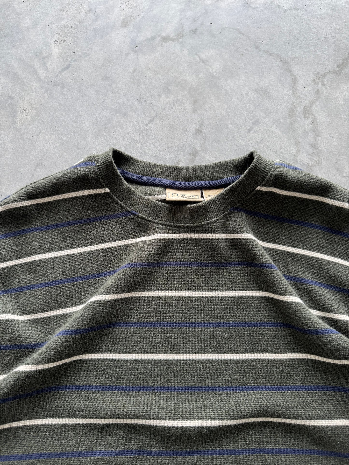 Vintage L.L. Bean Striped Longsleeve - M