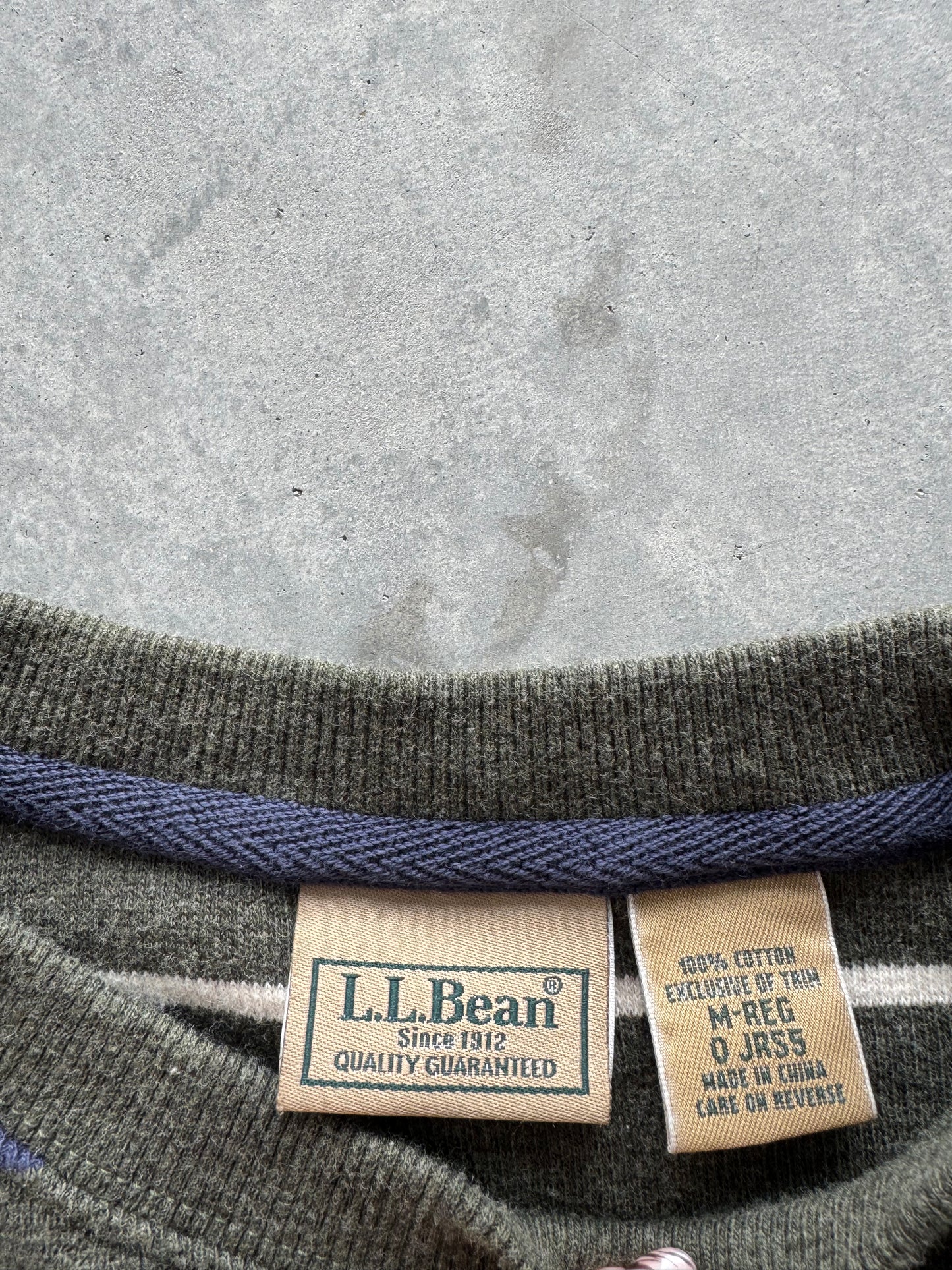 Vintage L.L. Bean Striped Longsleeve - M