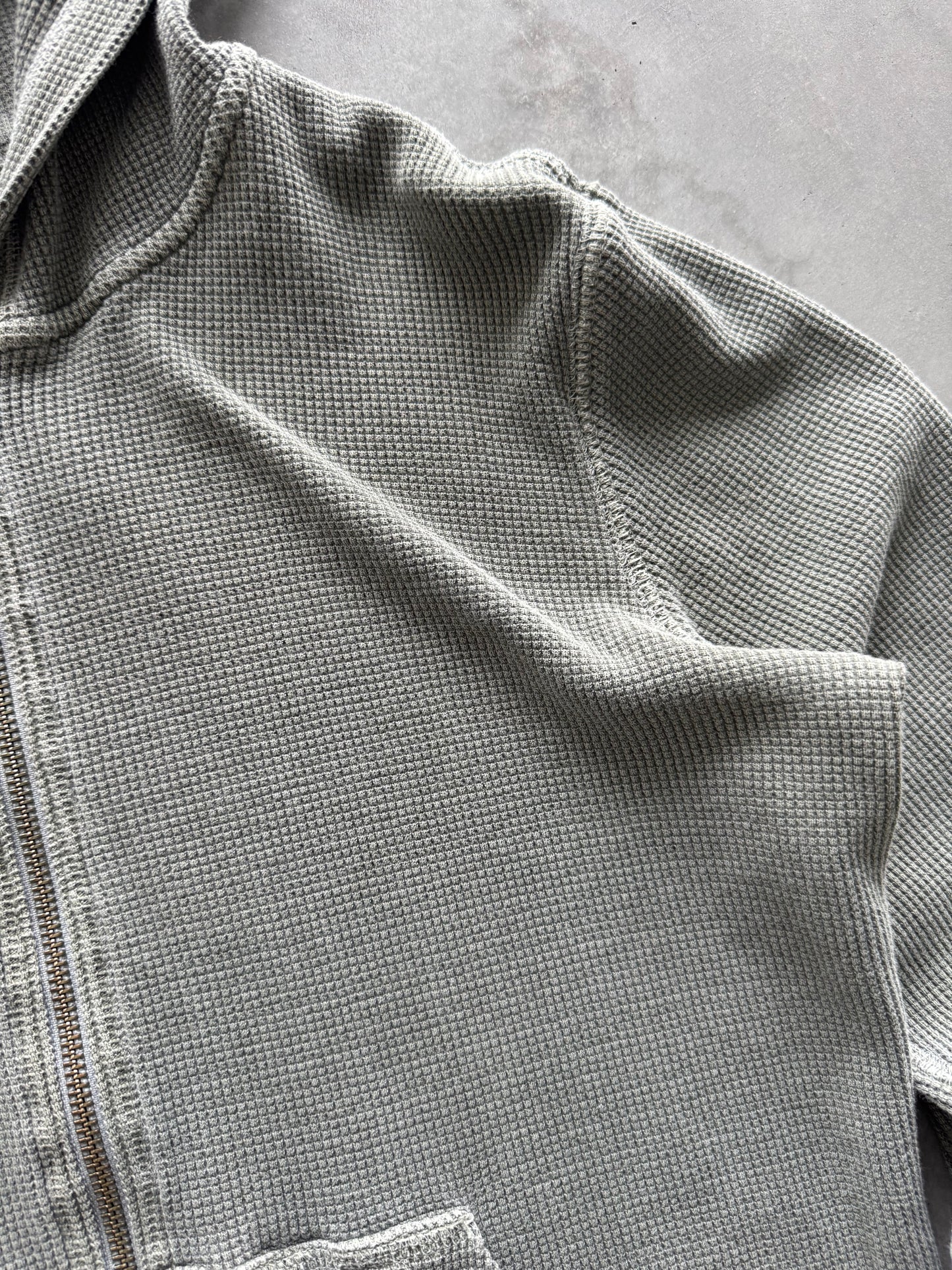 Eddie Bauer Women’s Waffle Knit Zip Up - M