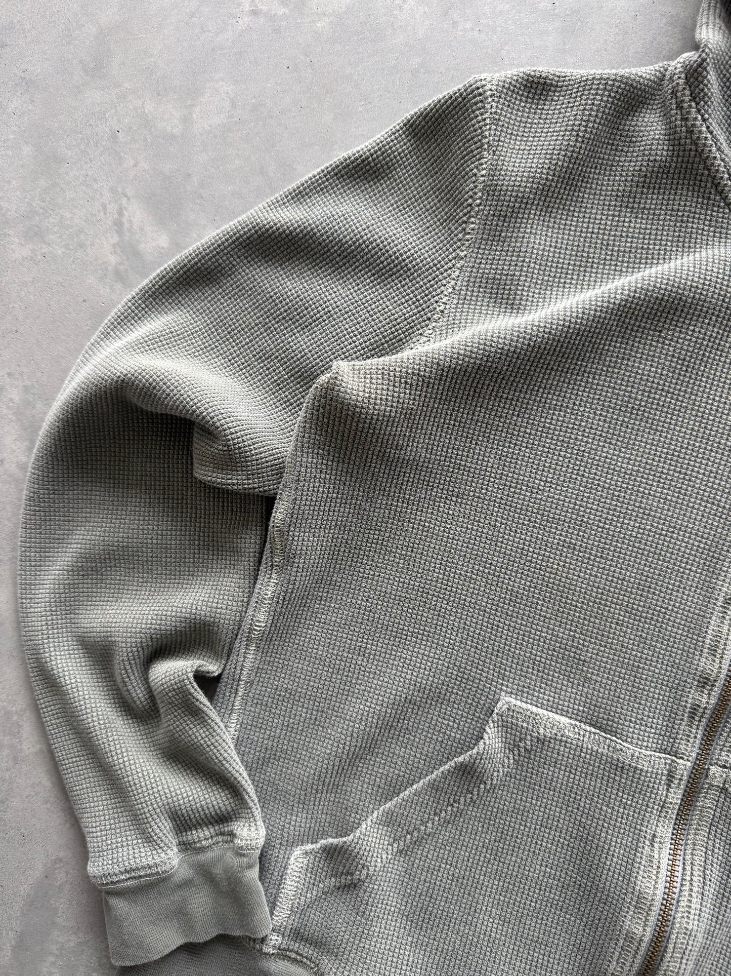 Eddie Bauer Women’s Waffle Knit Zip Up - M