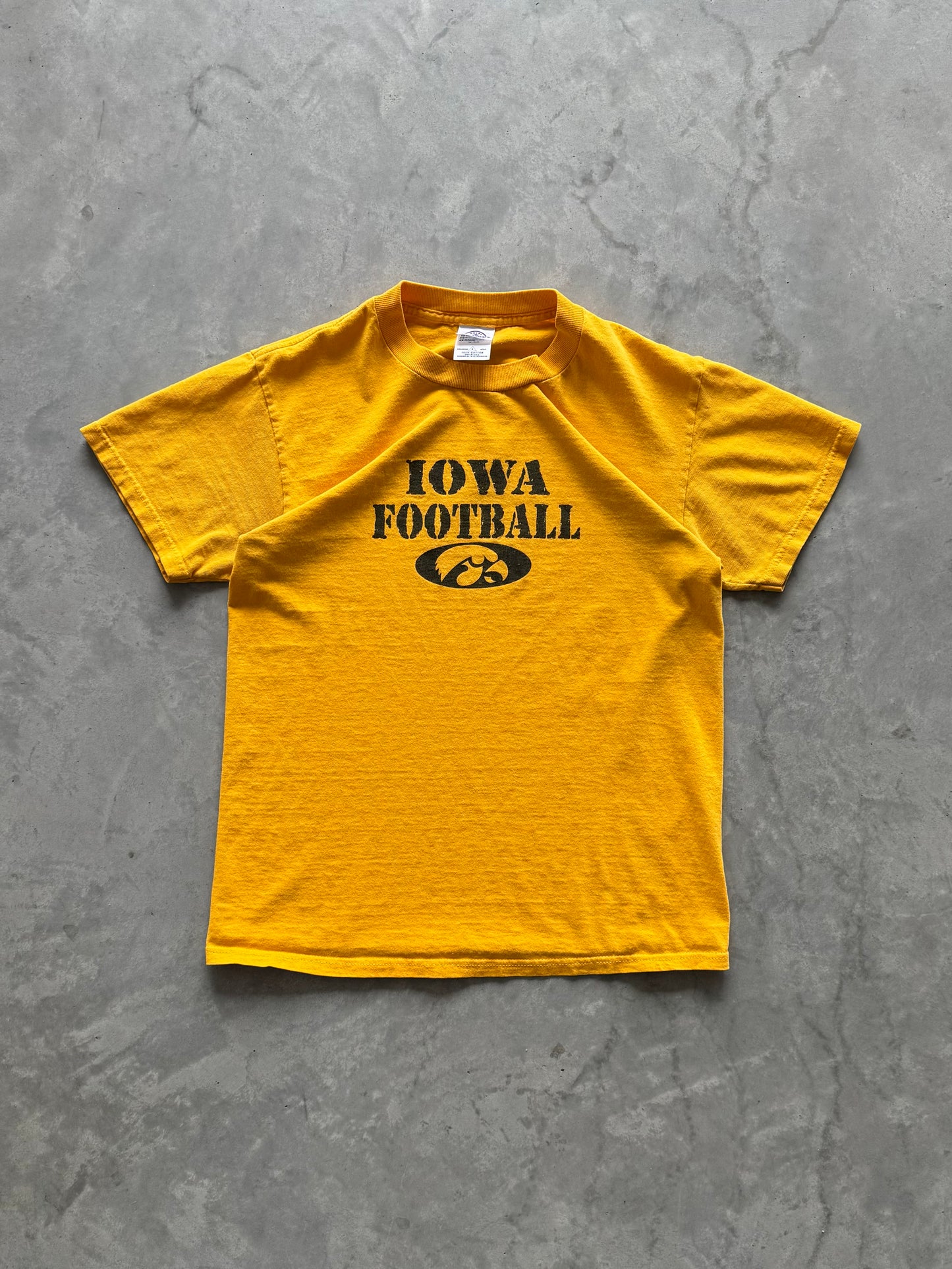 Vintage Iowa Hawkeyes Football Tee - S