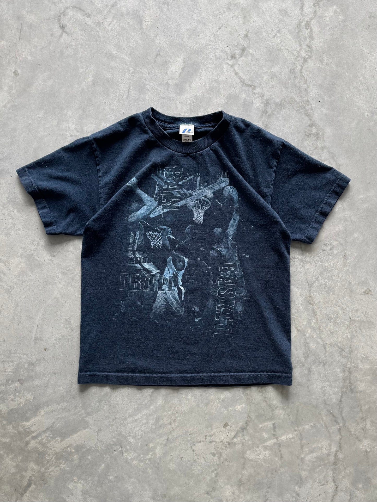 Vintage Basketball Tee - S