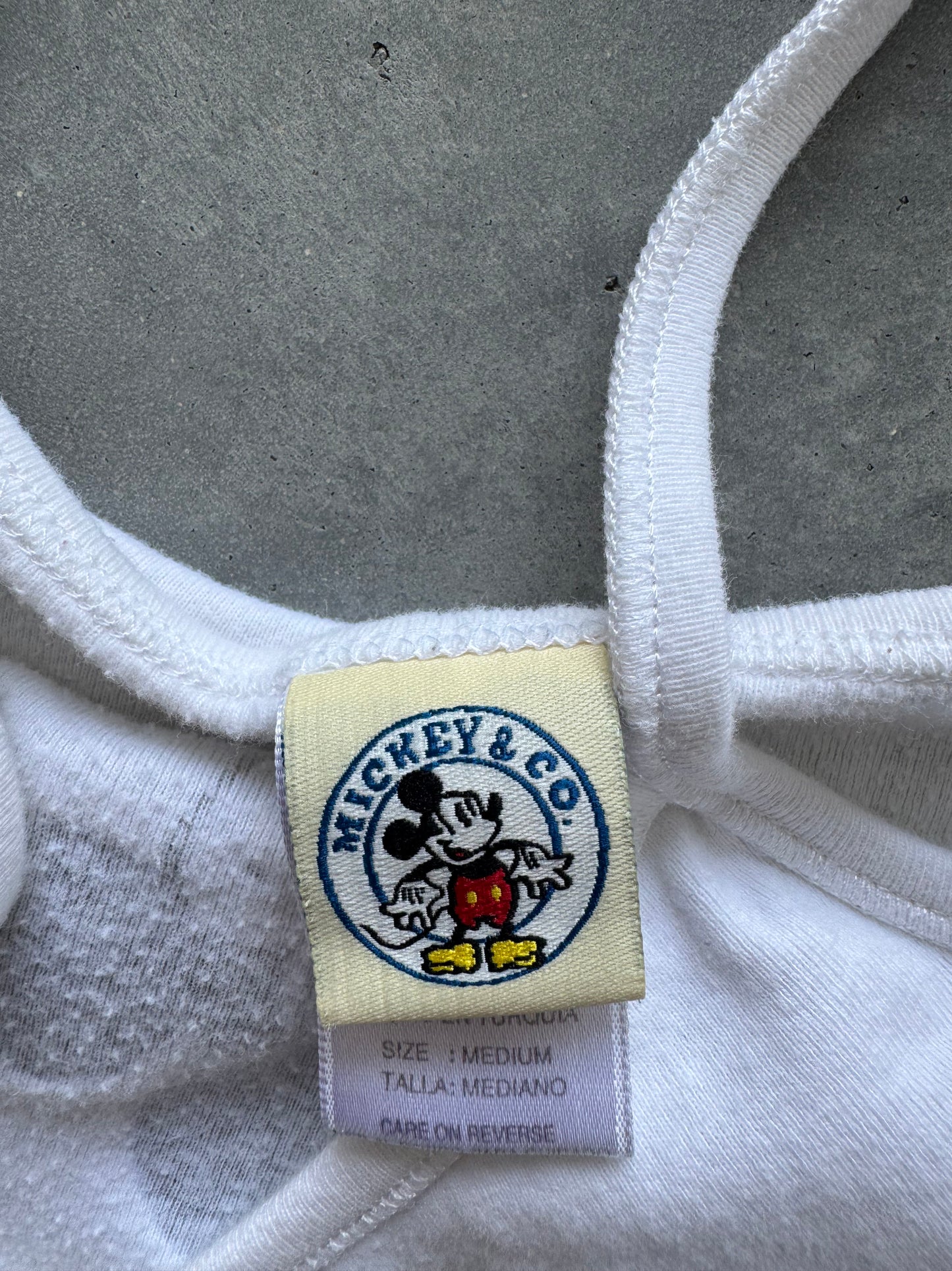 Vintage 90s Mickey Mouse Tank Top - M