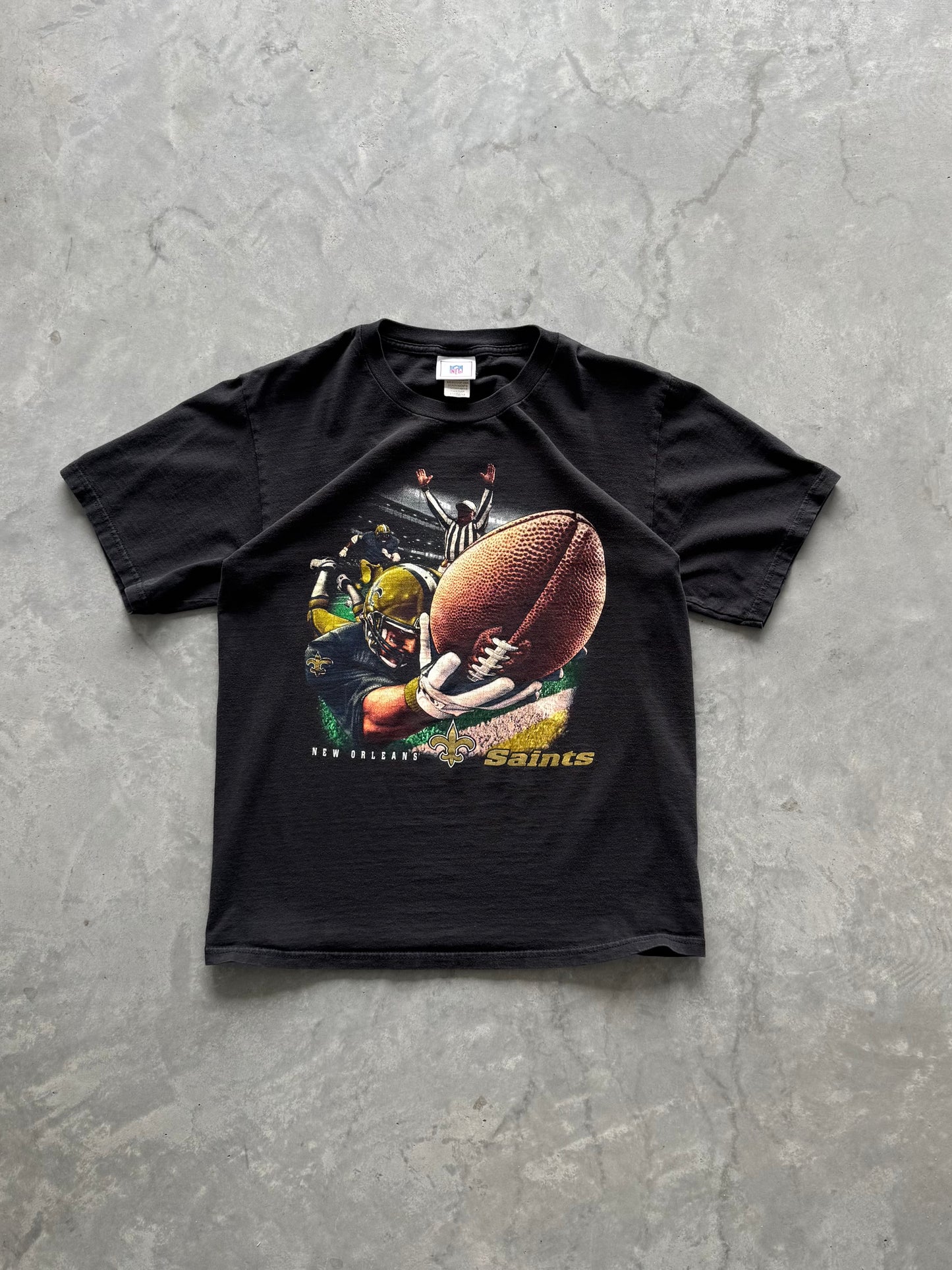 Vintage 90s New Orleans Saints Tee - M