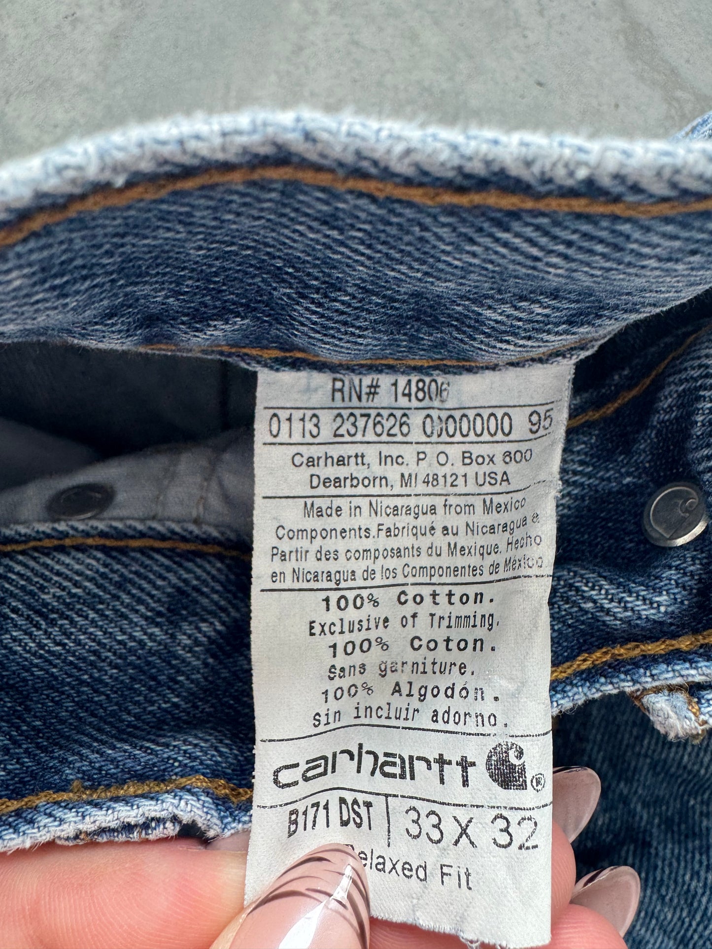 Vintage Carhartt Jeans - 33x32