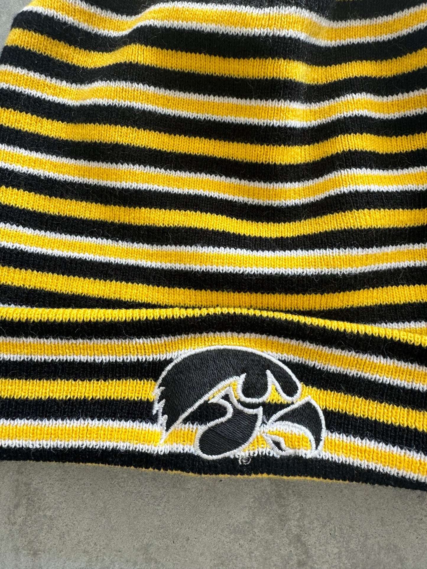 Striped Iowa Beanie