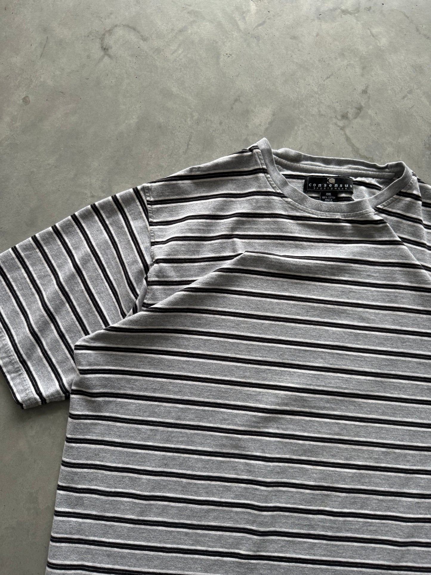 Vintage Striped Tee - XXL