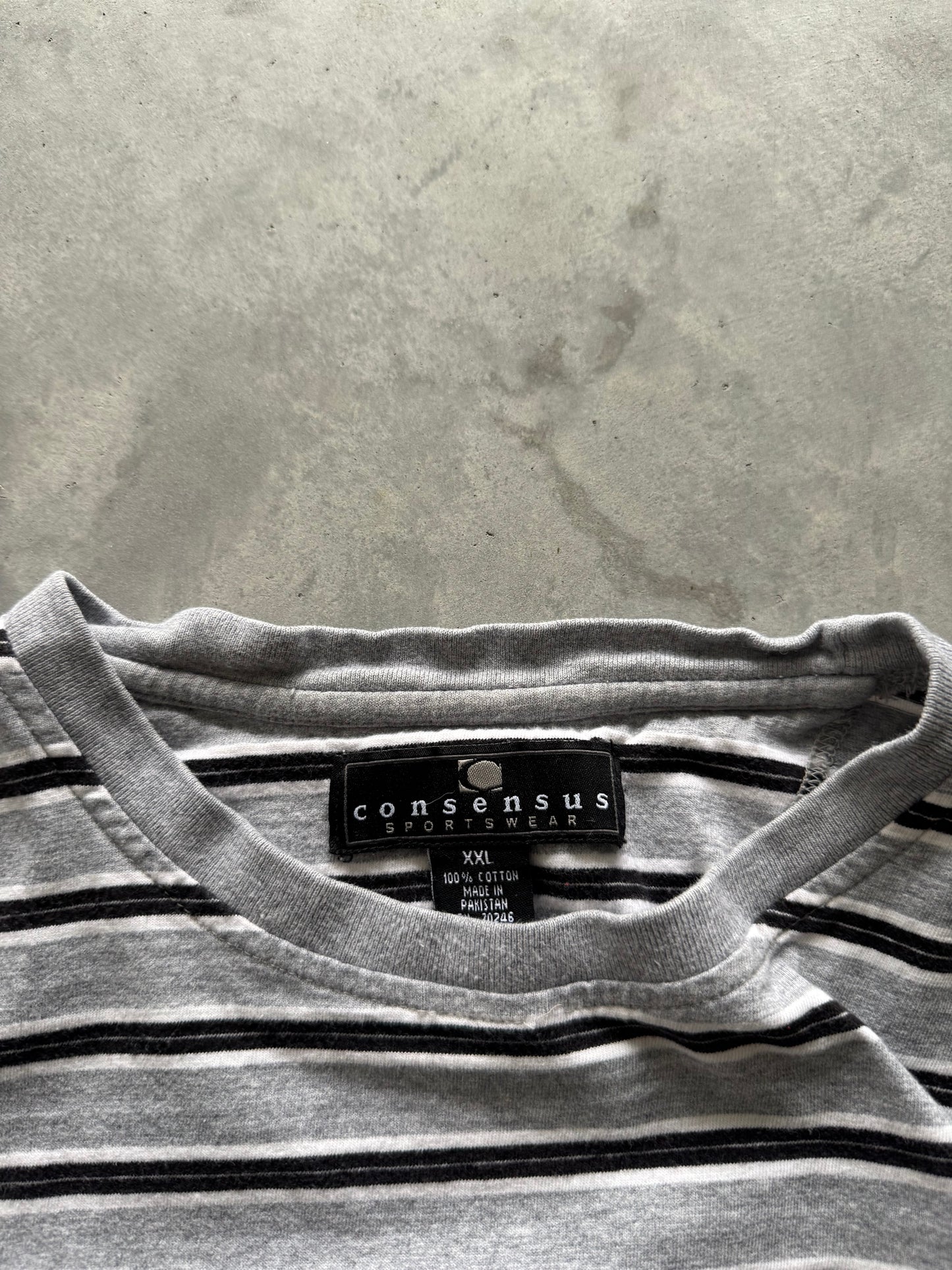 Vintage Striped Tee - XXL