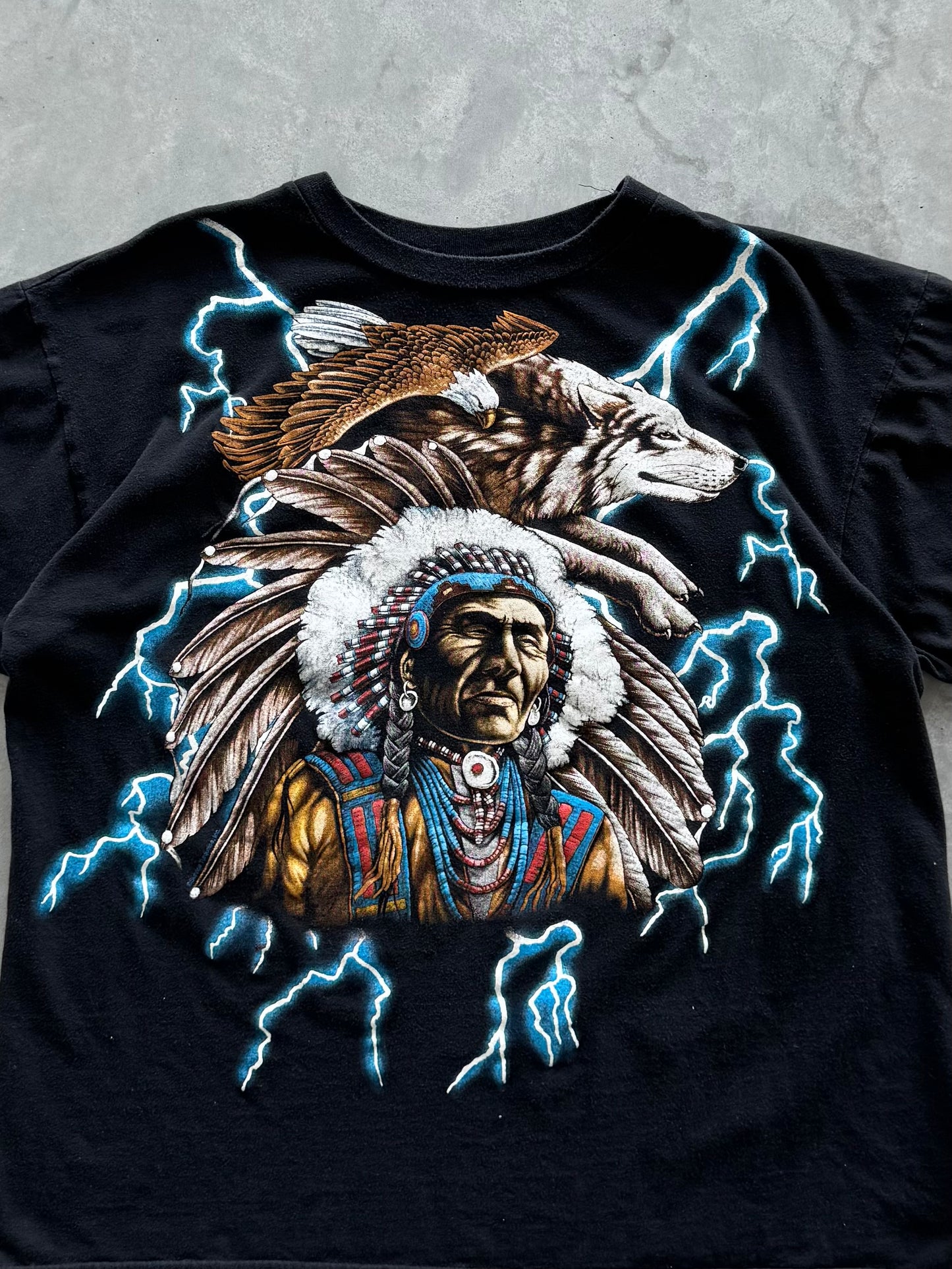 Vintage 90s American Thunder Tee - XL