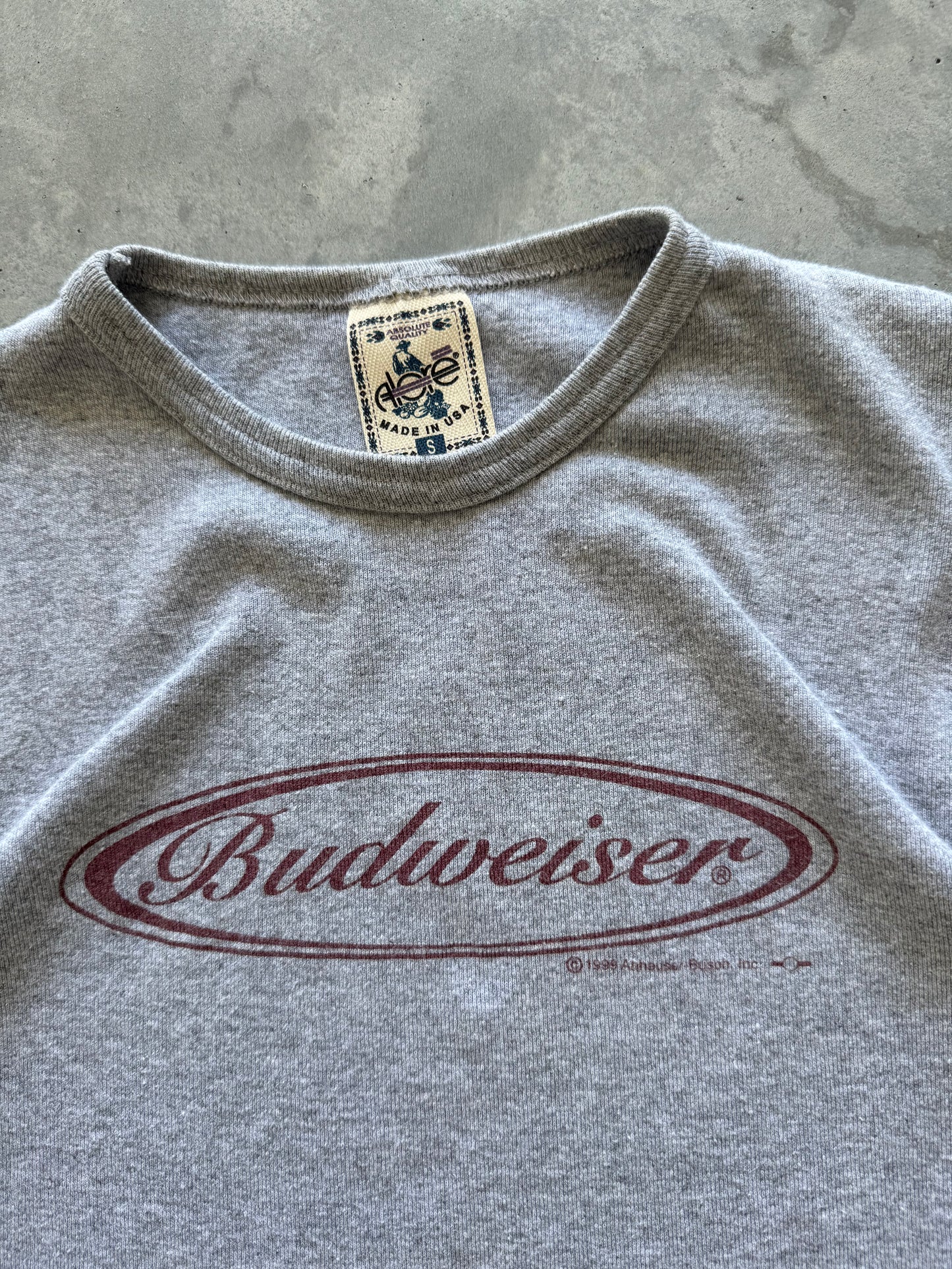 Vintage 1998 Budweiser Baby Tee - S