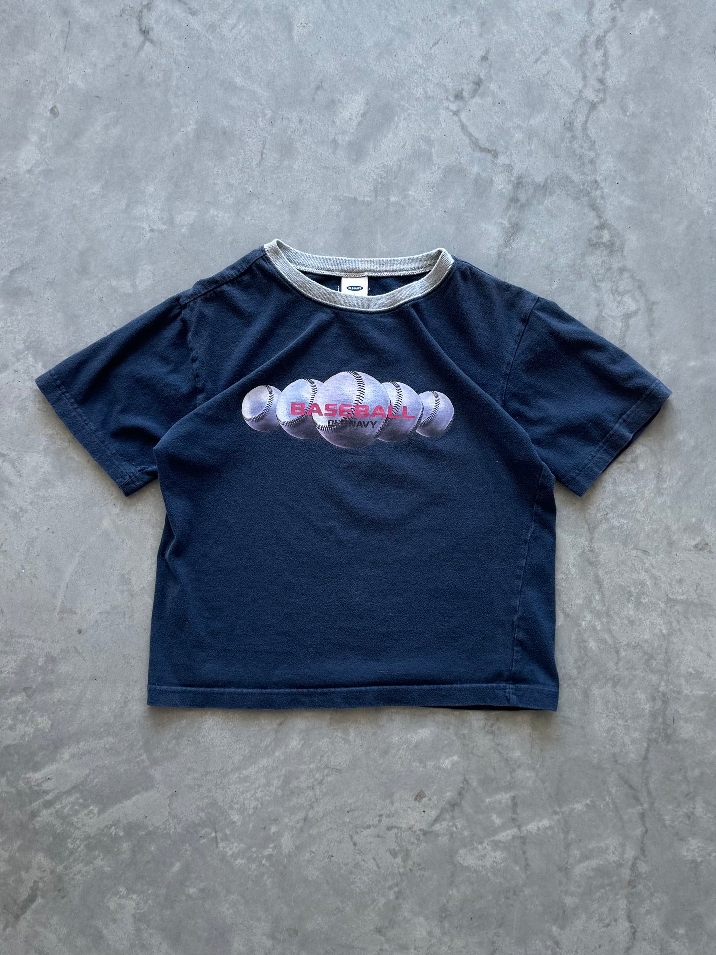 Old Navy Baseball Baby Tee - L