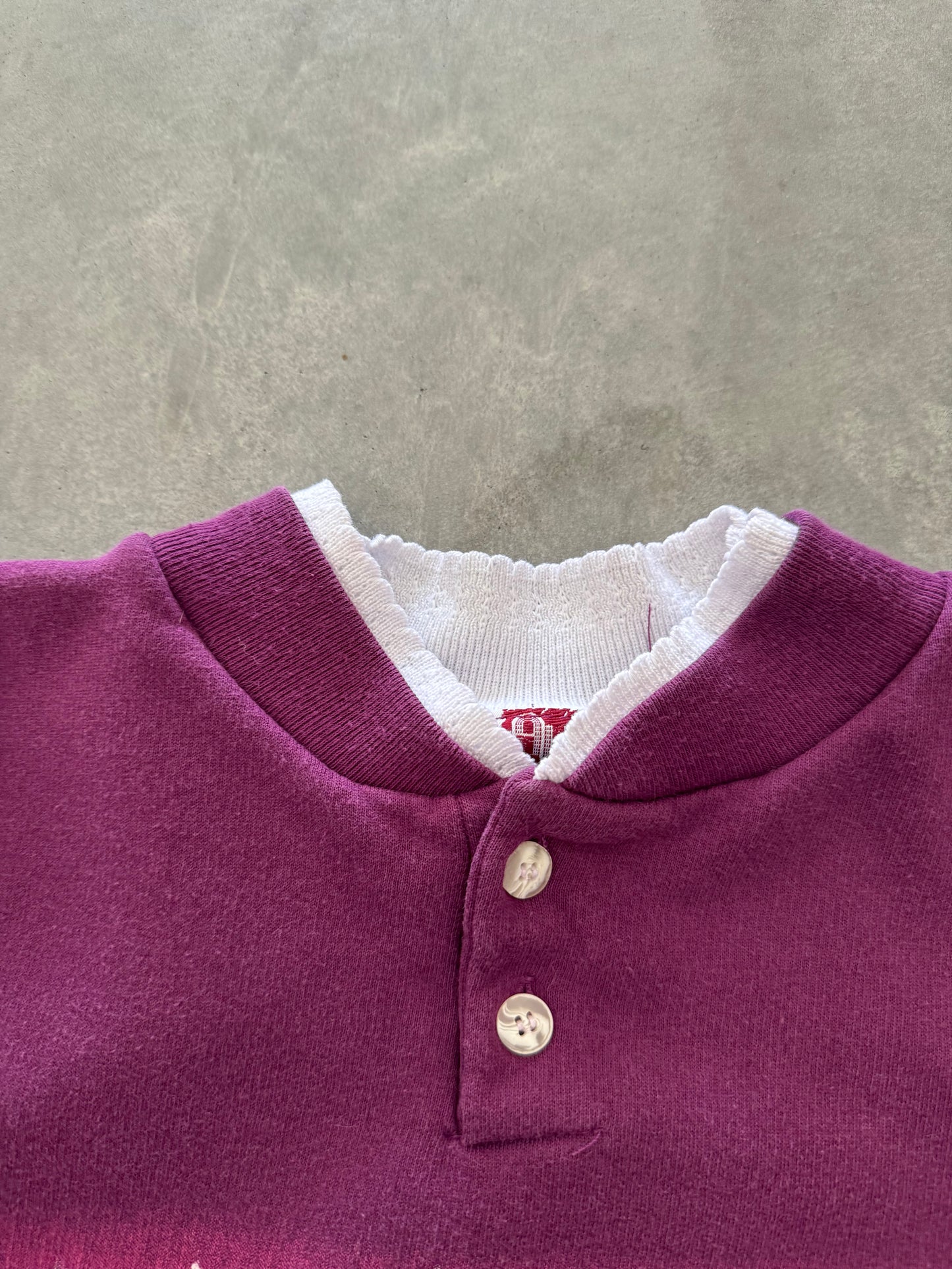 Vintage Winter Scene Sweatshirt - XL