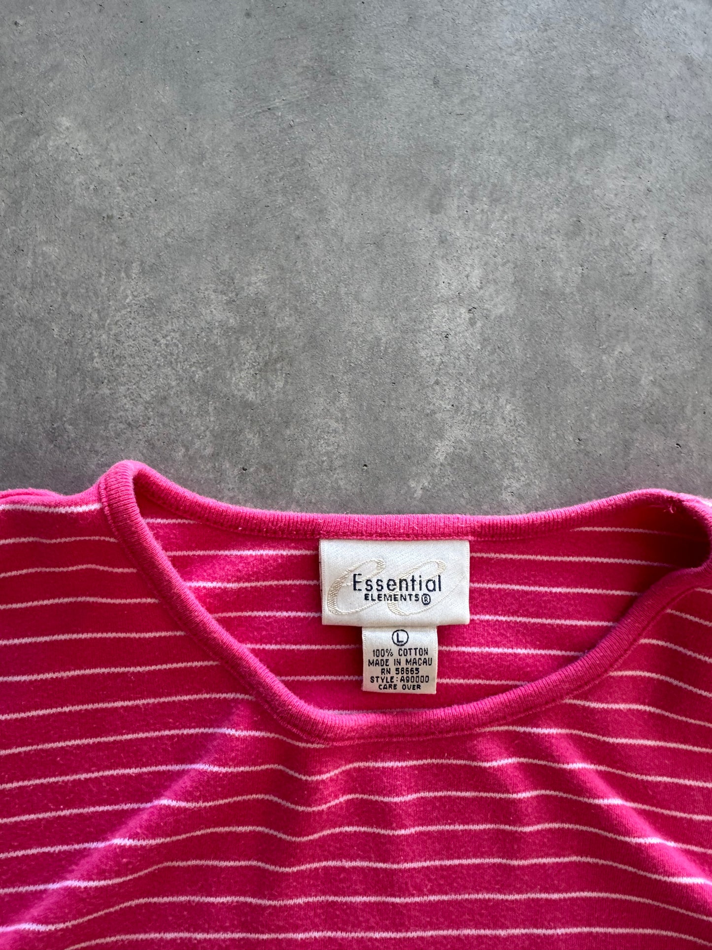 Vintage Striped Women’s Tee - L