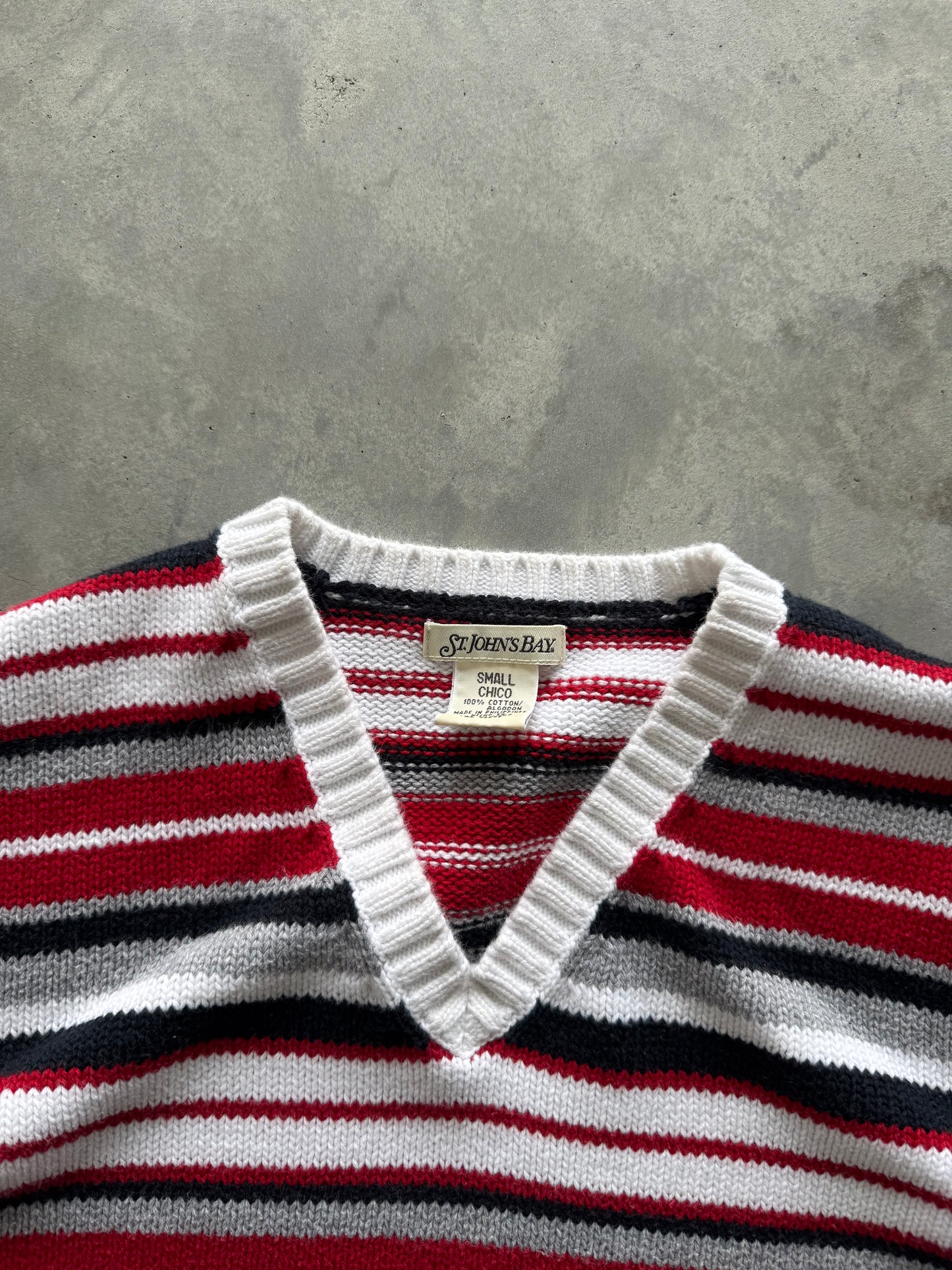 Vintage St. John’s Bay Striped Sweater - S