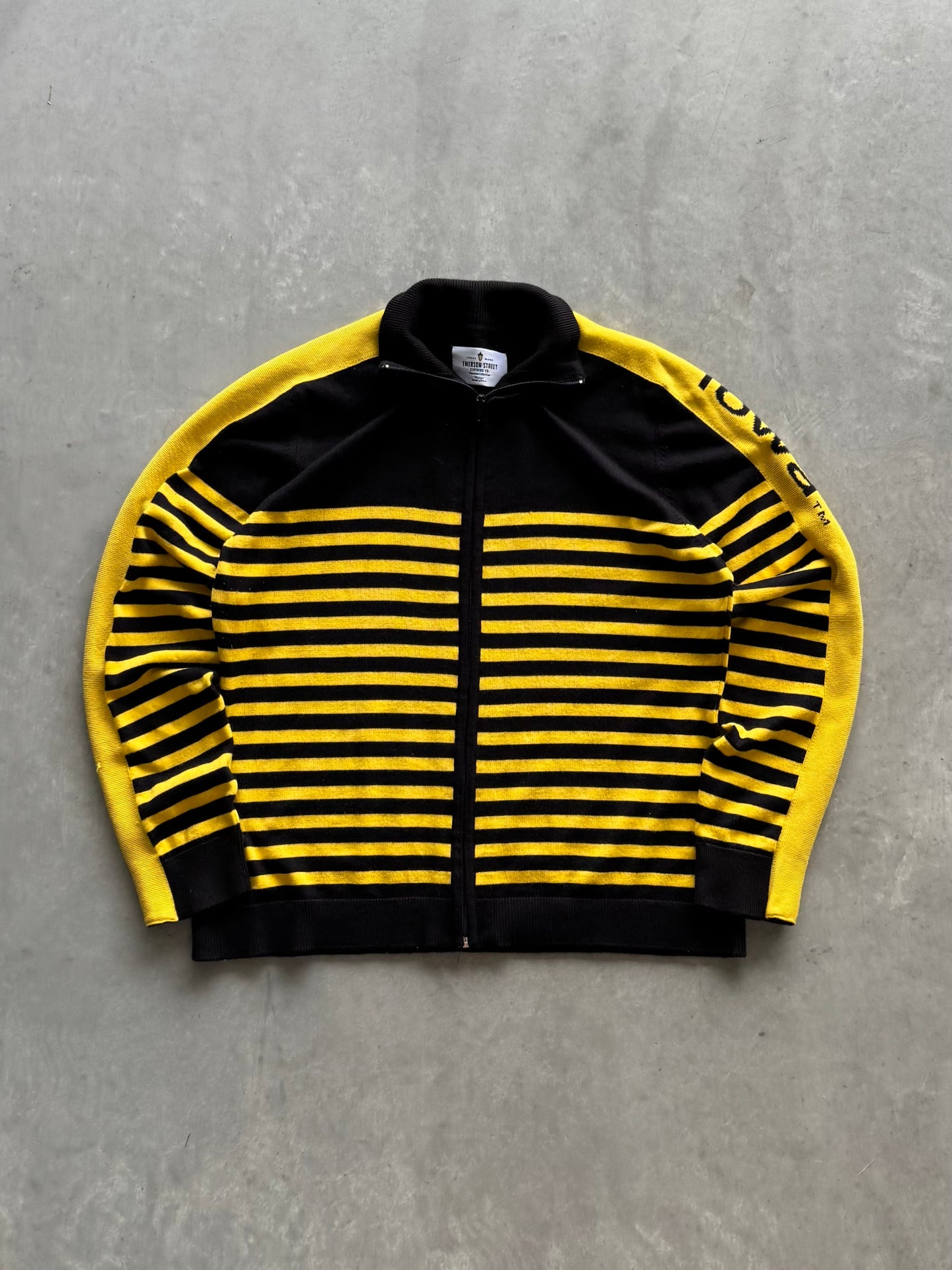 Iowa Hawkeyes Striped Zip Up - XL